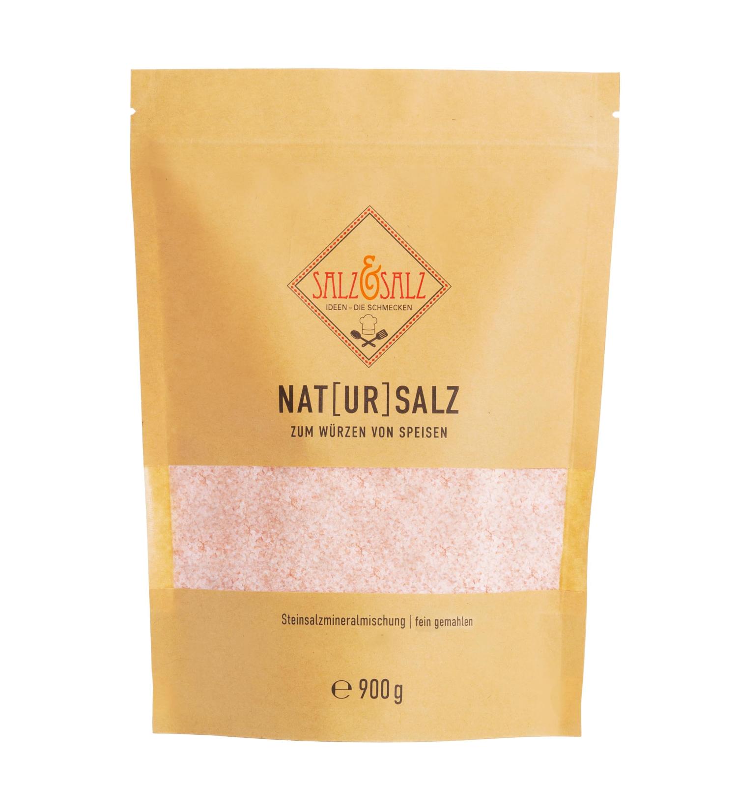 Premium Himalayan Salt - Coarse & Fine 400g & 900g | Natural Rock Salt from Pakistan - Additive-Free Pink Crystal Salt for Mills & Connoisseurs - Buy Online on GoSupps.com