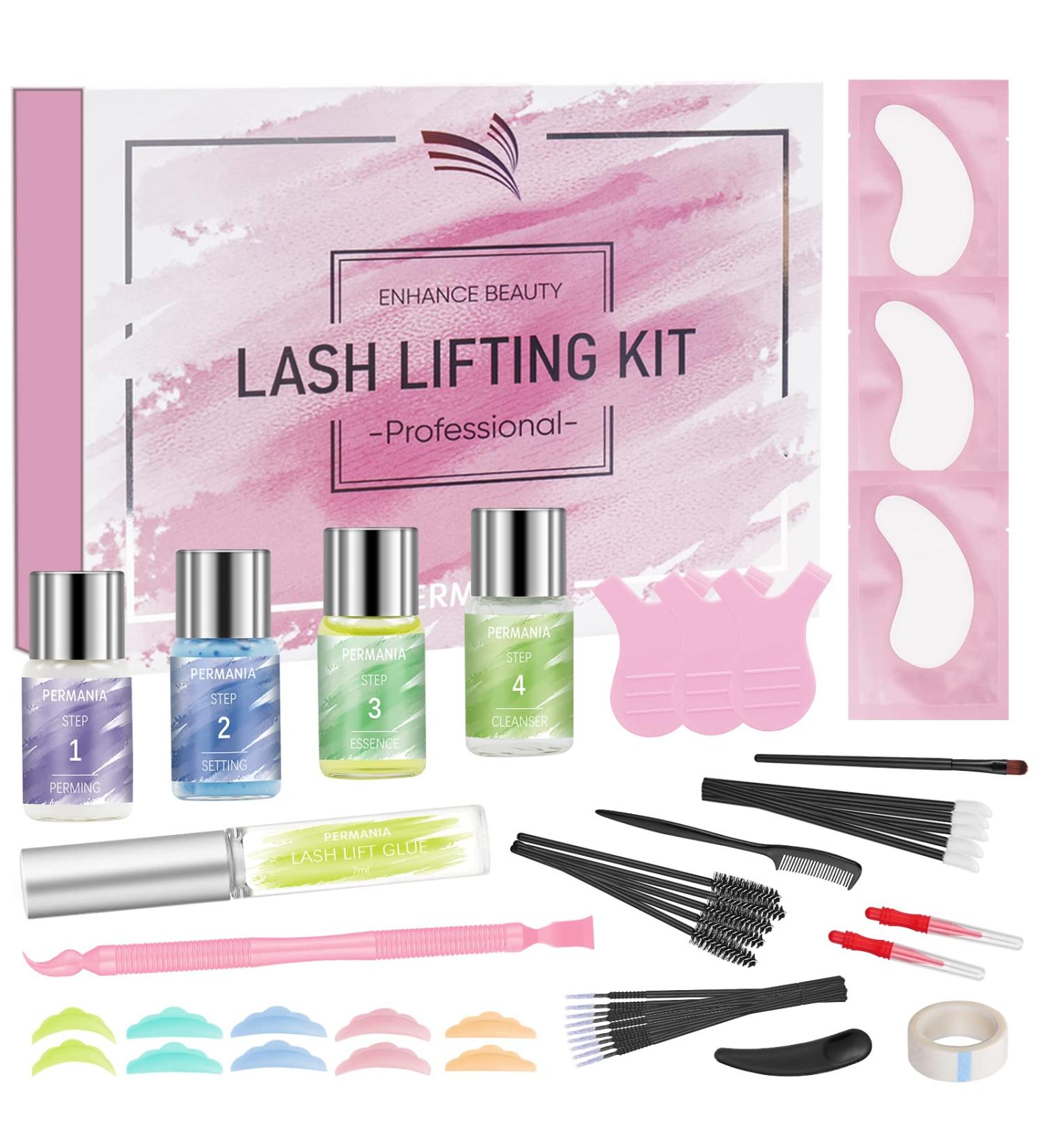 PERMANIA Lash Lift & Brows Lamination Kit | Salon Quality Eyelash Perm | Instant Fuller Eyebrows for 8 Weeks - Buy Online on GoSupps.com