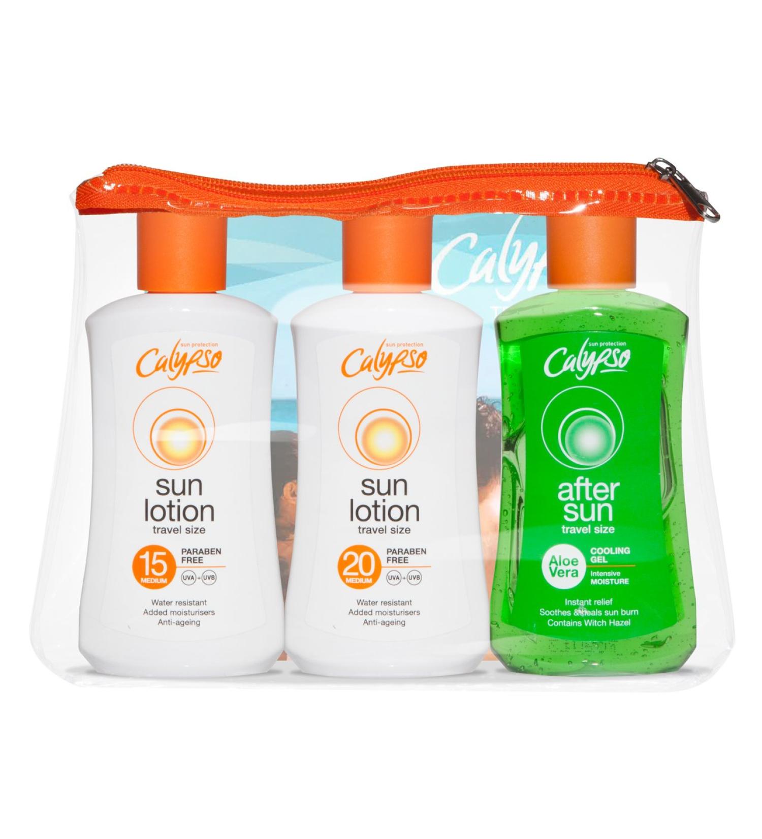 Calypso Sun Travel Pack 100 ml 100 ml (Pack of 3) - Buy Online on GoSupps.com