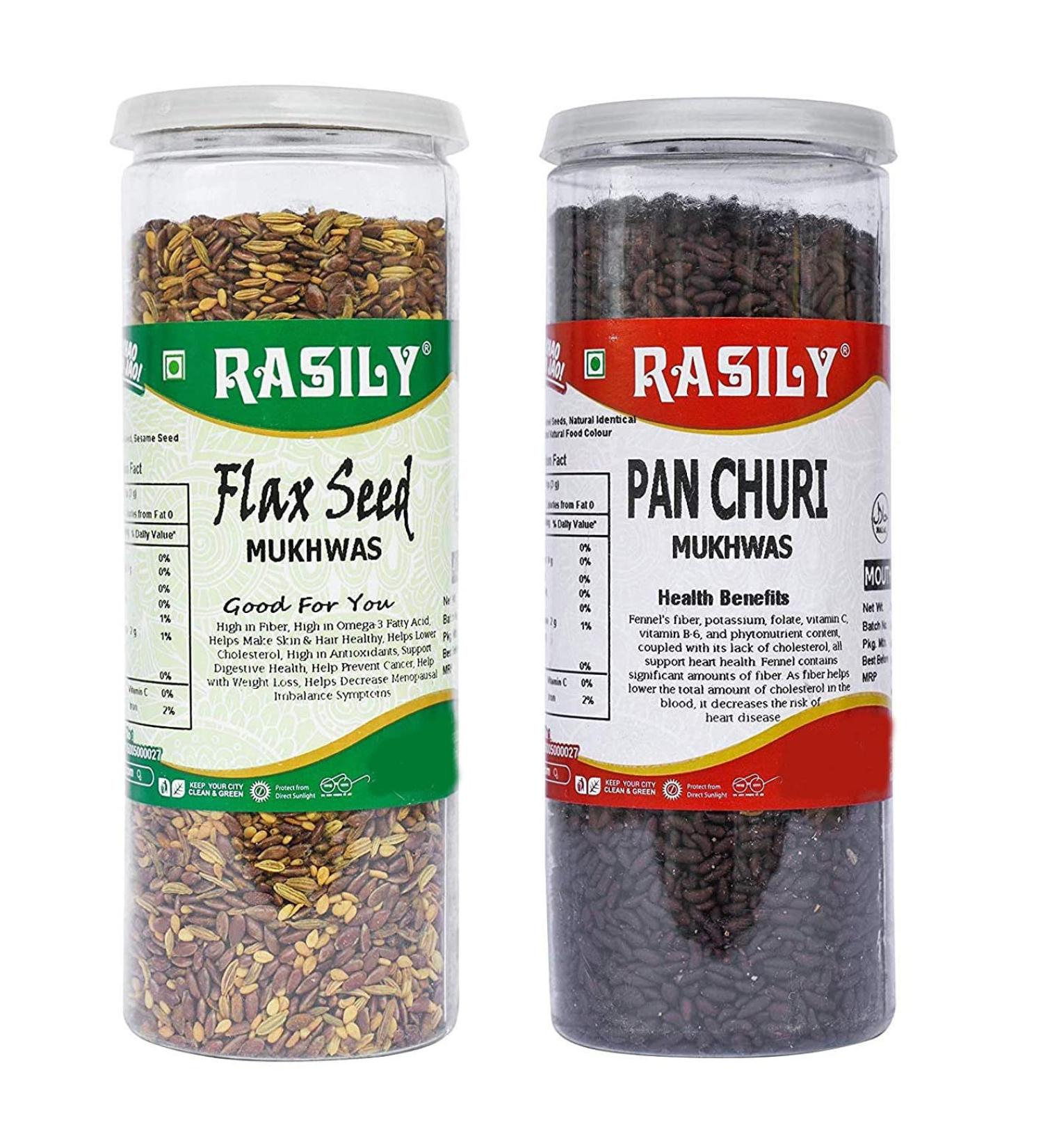 Rasily Flax Seed & Mix Churi Mukhvas Combo_Packing May Vary - Buy Online on GoSupps.com