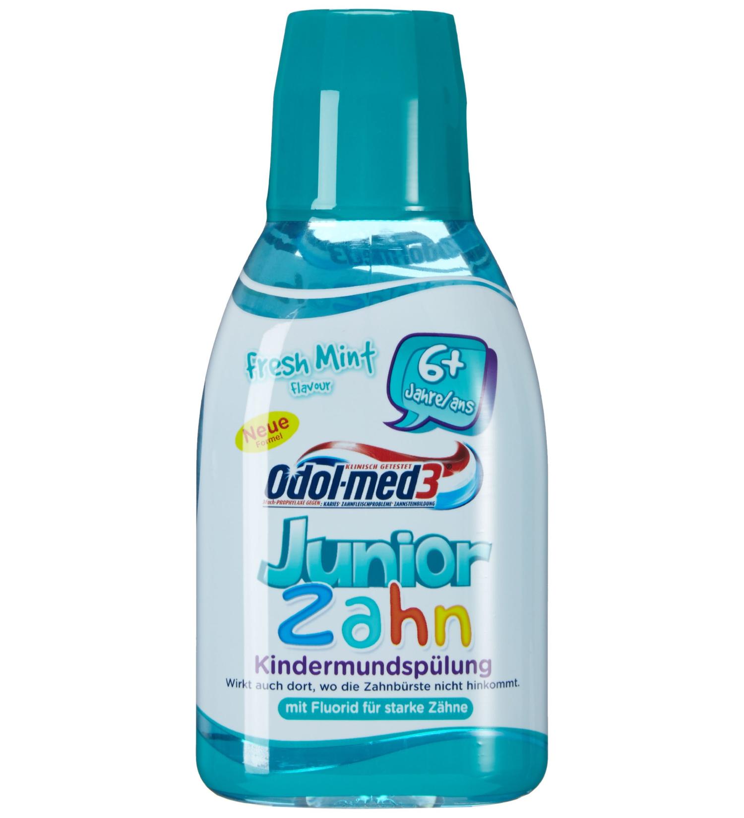 Odol med3 Mouthwash Junior 300ml - Pack of 3 | Best Oral Care for Kids - International Shipping Available - Buy Online on GoSupps.com