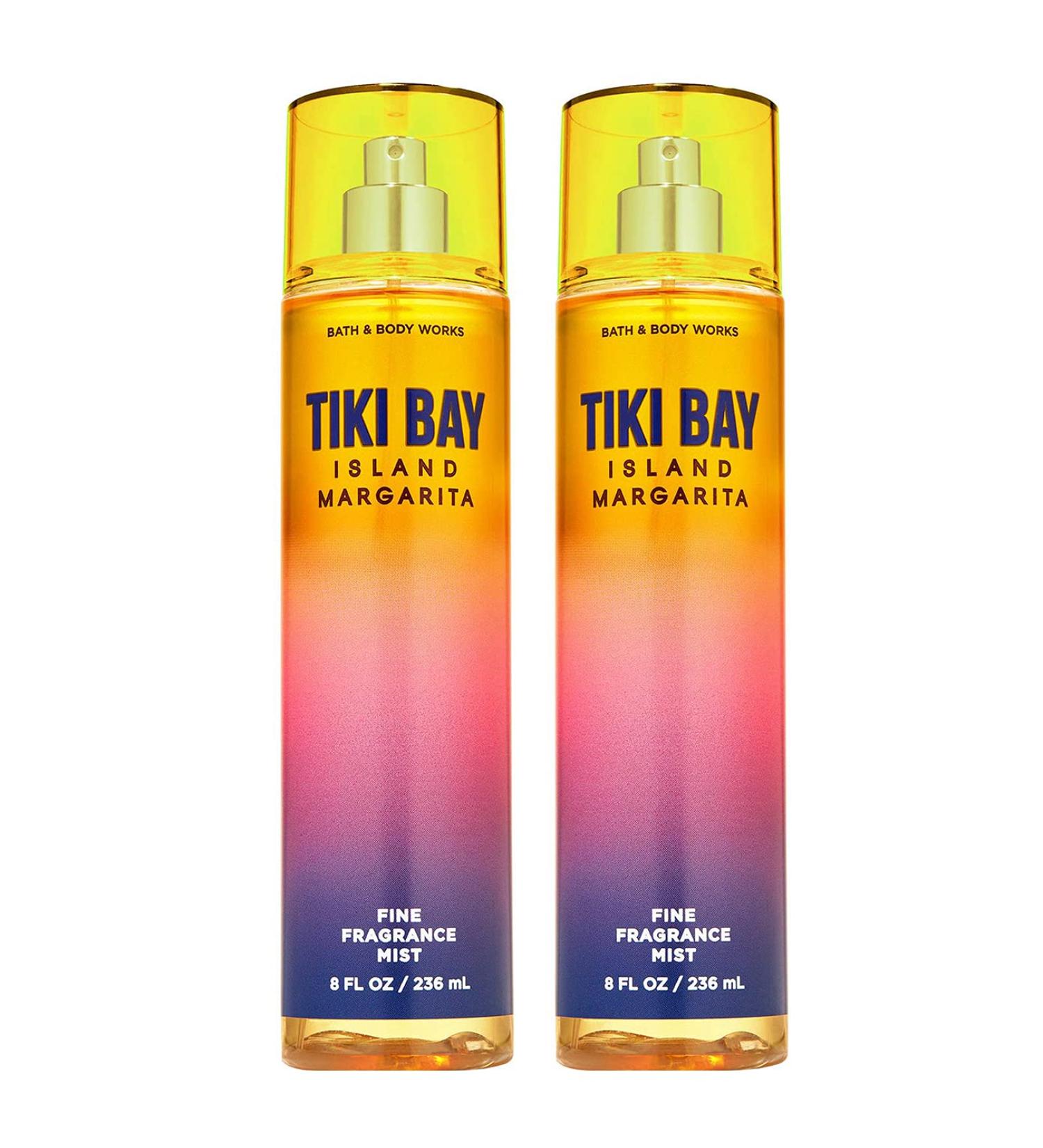 Bath and Body Works Tiki Bay Island Margarita Fine Fragrance Mists Pack Of 2 8 oz. Bottles (Tiki Bay Island Margarita)