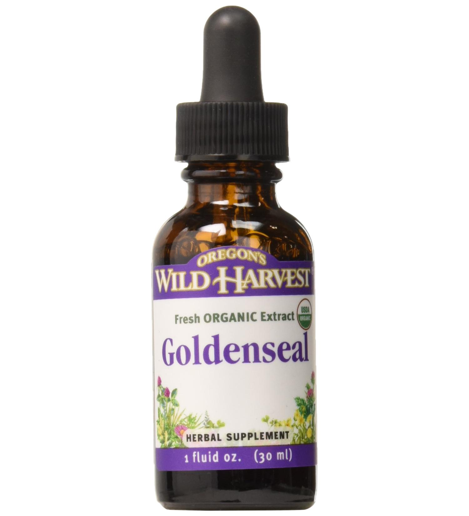 Organic Goldenseal Extract - Oregon's Wild Harvest - 1 oz Fluid Extract - Buy Online on GoSupps.com