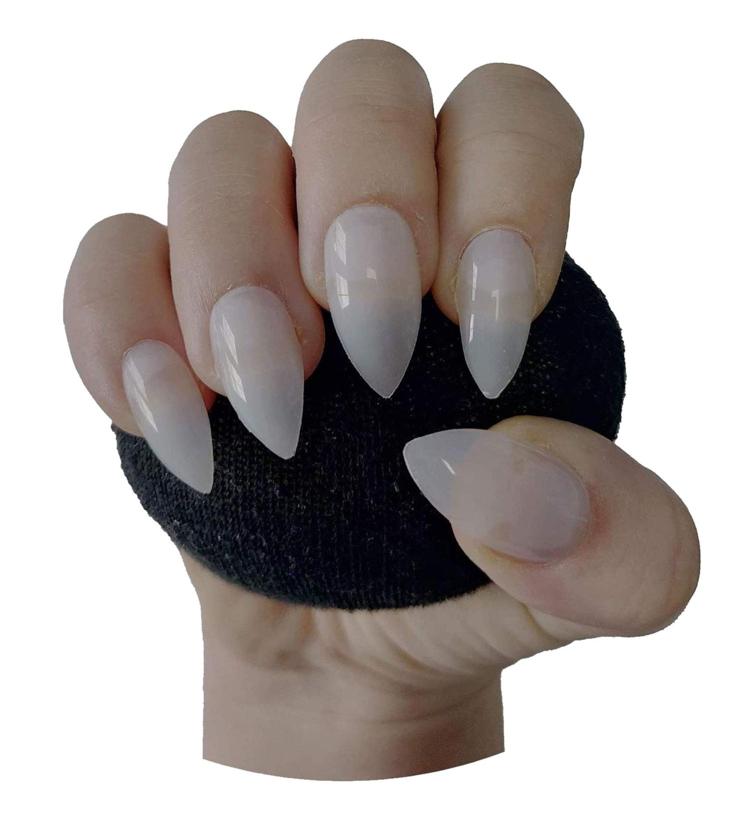 600 Pieces Short Stiletto False Nail Tips NATURAL Full Cover Acrylic Press On False Nails Tips Extensions - Professional Salon & Home Use - Buy Online on GoSupps.com