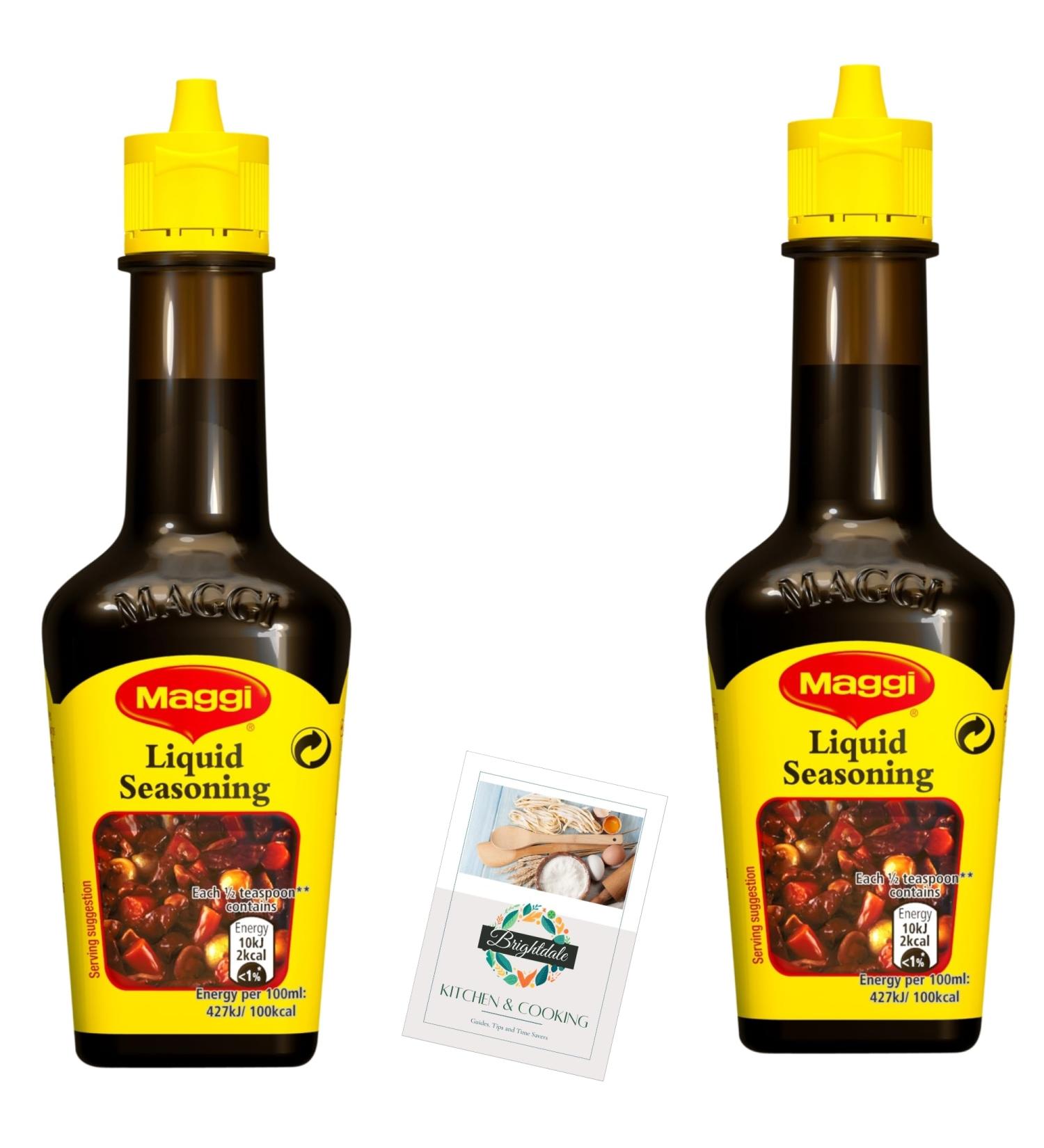 Liquid Seasoning Bundle with 2 Pack Maggi Liquid Seasoning 100ml + Brightdale Kitchen Booklet - Buy Online on GoSupps.com