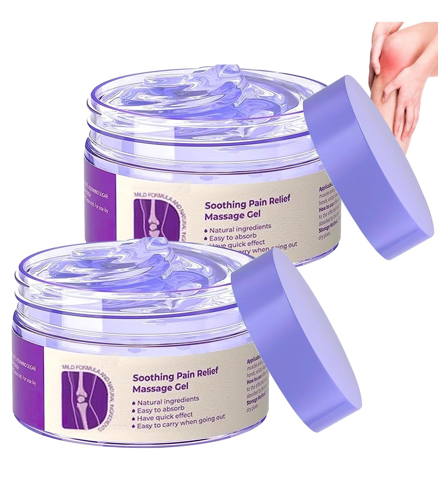 yetary 2Pcs Joint Pain Gel Purple Gel PurpleJoint Repair Cream Natural Blend of PurpleGel Soothes the Whole Body Lumbar Spine Neck Hands and Feet - Buy Online on GoSupps.com