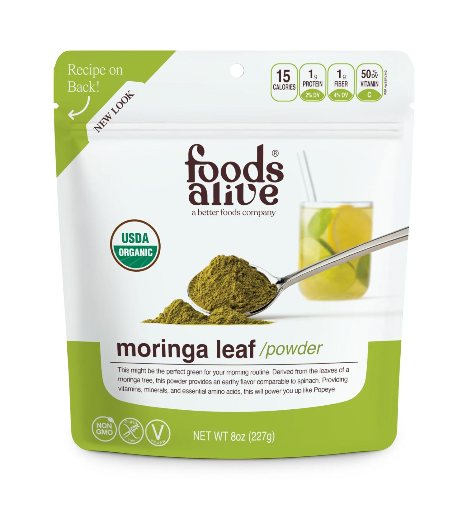 Moringa Powder Organic 8oz - Buy Online on GoSupps.com