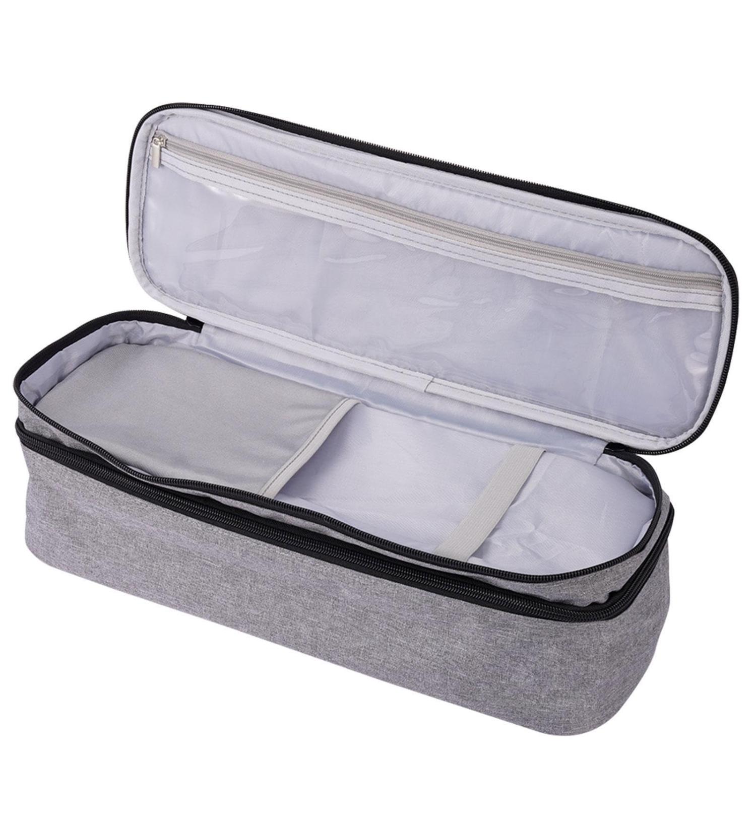 Hair Dryer Travel Bag | Double-Layer Blow Dryers Storage Pouch Bag Waterproof Hair Accessories Tools Storage Blow Dryers Storage Pouch Bag for Travel - Buy Online on GoSupps.com