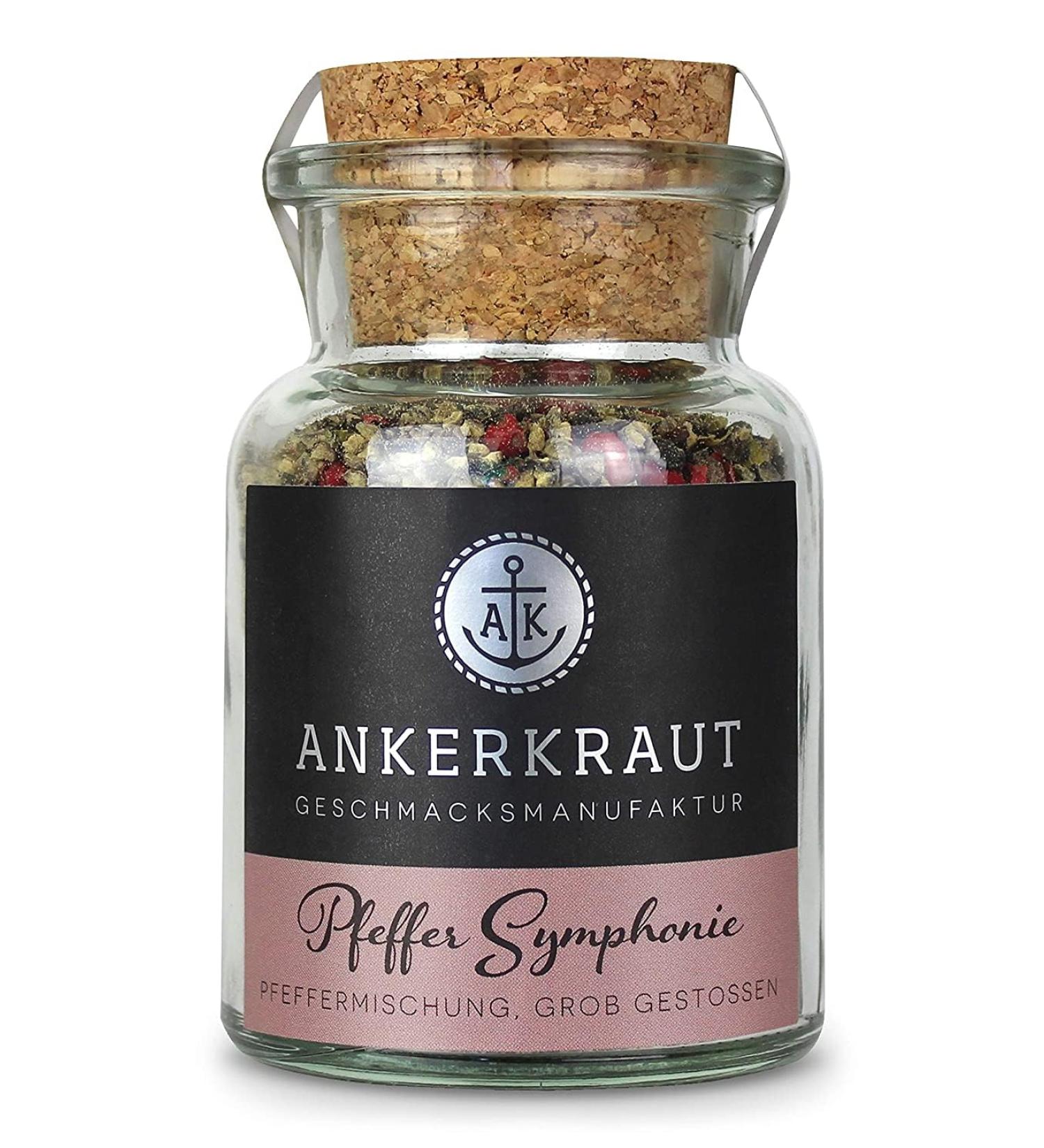 Ankerkraut Pepper Symphony 70g - Premium Ground Pepper in Cork Glass | International Shipping Available - Buy Online on GoSupps.com