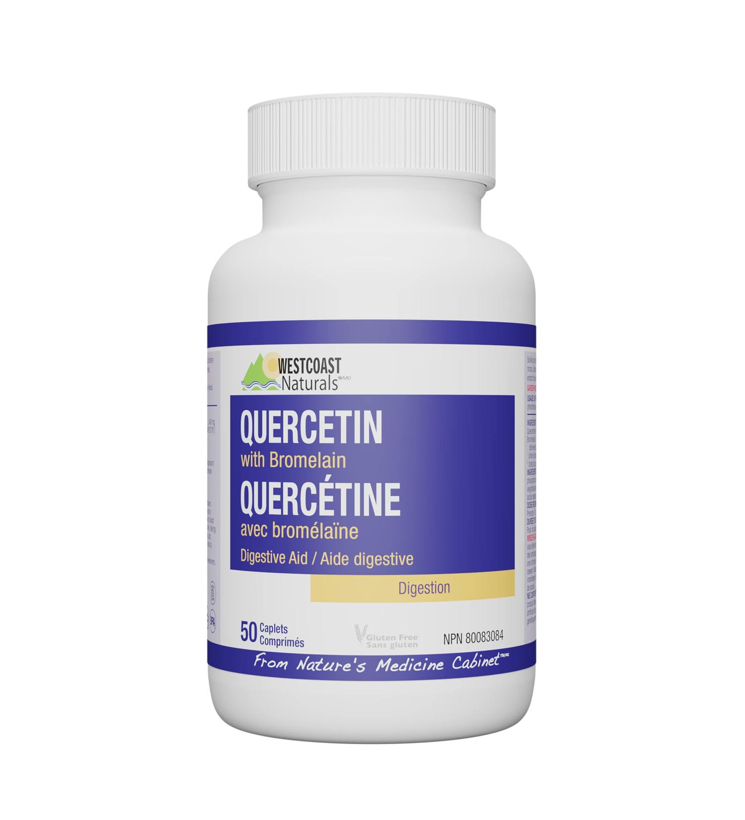 Westcoast Naturals Quercetin Capsule with Bromelain 500 mg - Buy Online on GoSupps.com