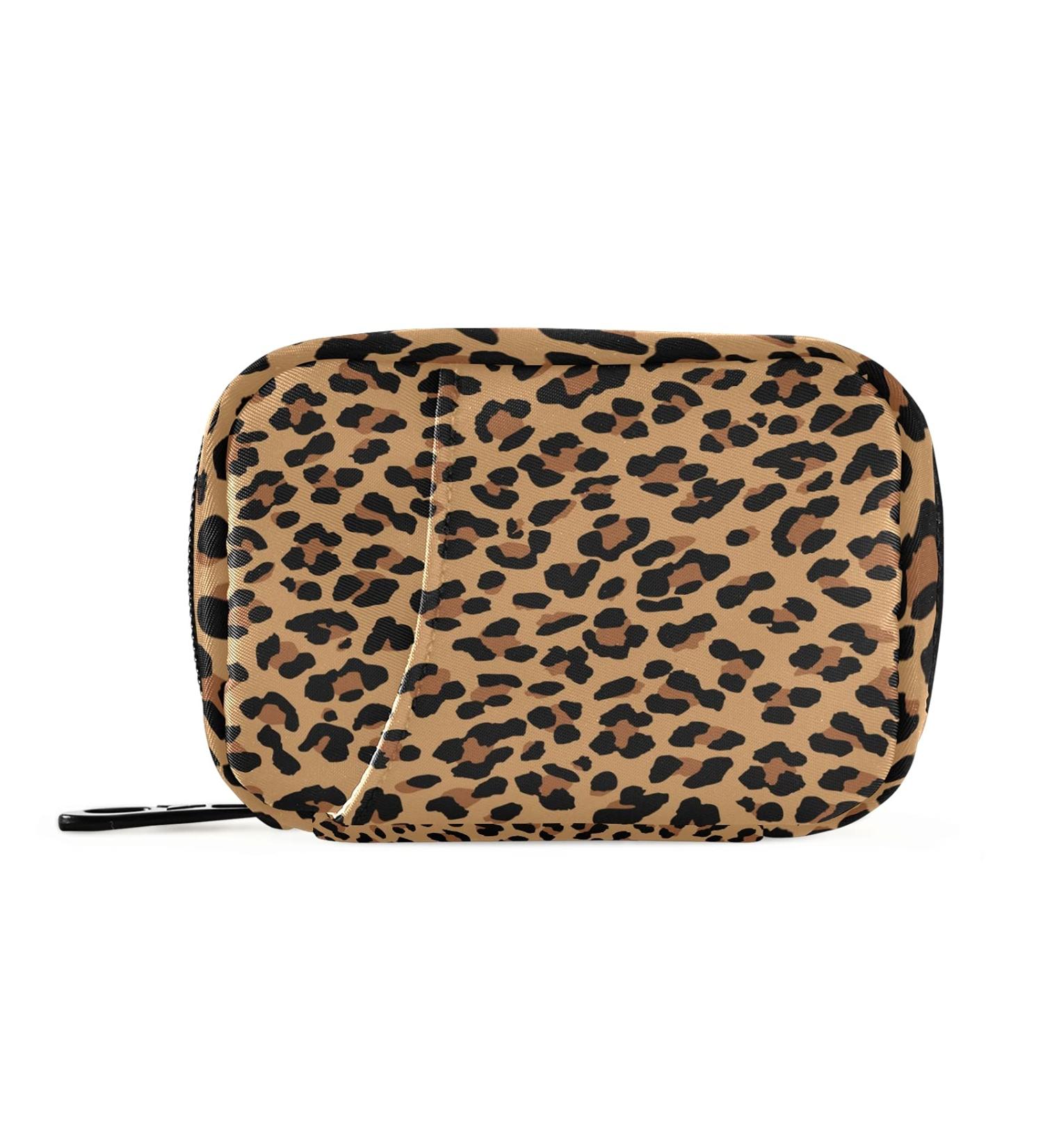 Buy Xigua Leopard 7-Day Travel Pill Organizer | Zipper Closure Pill Case for Vitamins & Medications - International Shipping Available - Buy Online on GoSupps.com