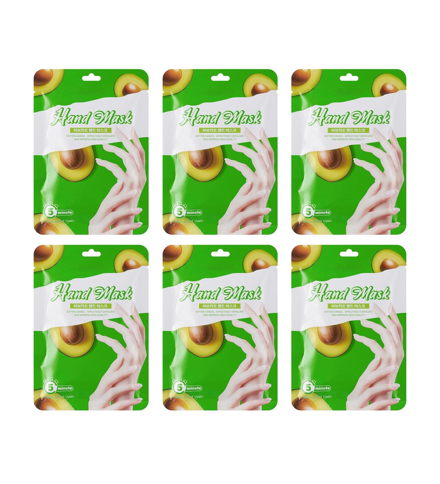 6 paires Masque Main Avocat Gants de Soin Exfoliants Hydratation Intensive et R paration des Mains S ches et Gerc es claircit et Adoucit la Peau des Mains - Buy Online on GoSupps.com