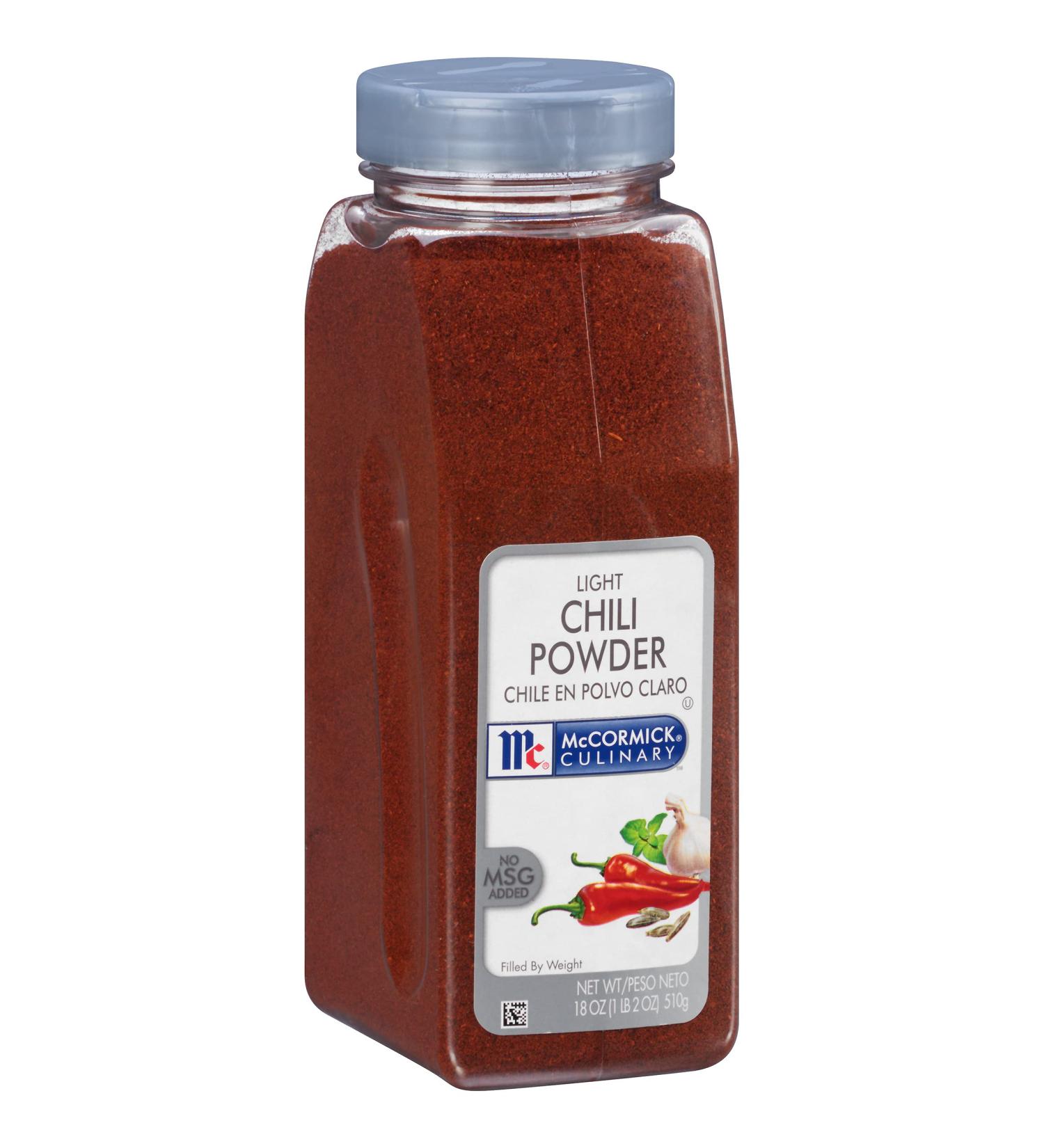 McCormick Culinary Light Chili Powder 18 oz - Perfect for Tex-Mex and Mexican Cuisines - Buy Online on GoSupps.com