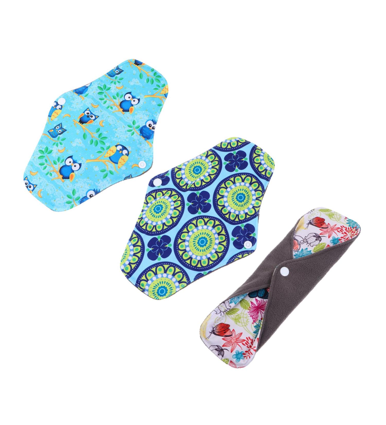 Washable Reusable Undies for Women - Leak Proof Adult Briefs 3pcs Set - Cloth Napkins Nursing Mats - Assorted Colors - 1 Count - Buy Online on GoSupps.com