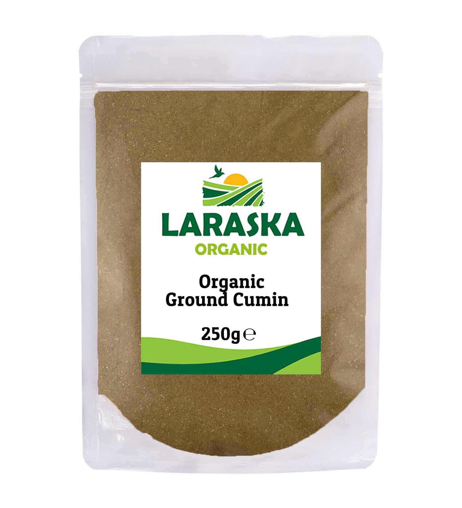 Organic Ground Cumin Powder 250g - Certified Organic, Ideal for Cooking and Baking - Buy Online on GoSupps.com