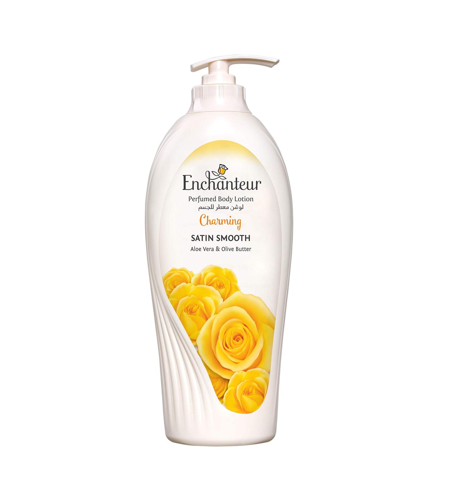 Enchanteur Perfumed Body Lotion 500 ML with Aloe Vera & Olive Butter - Buy Online on GoSupps.com