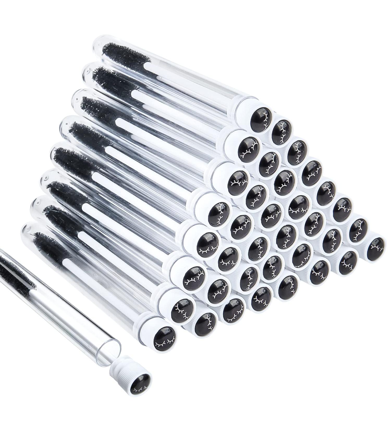 80-Piece TUZAZO Mascara Wand Tube Set with Diamond Empty Eyelash Brush Tubes (Black Lash Style) - Makeup Tools for Lash Extension - Buy Online on GoSupps.com