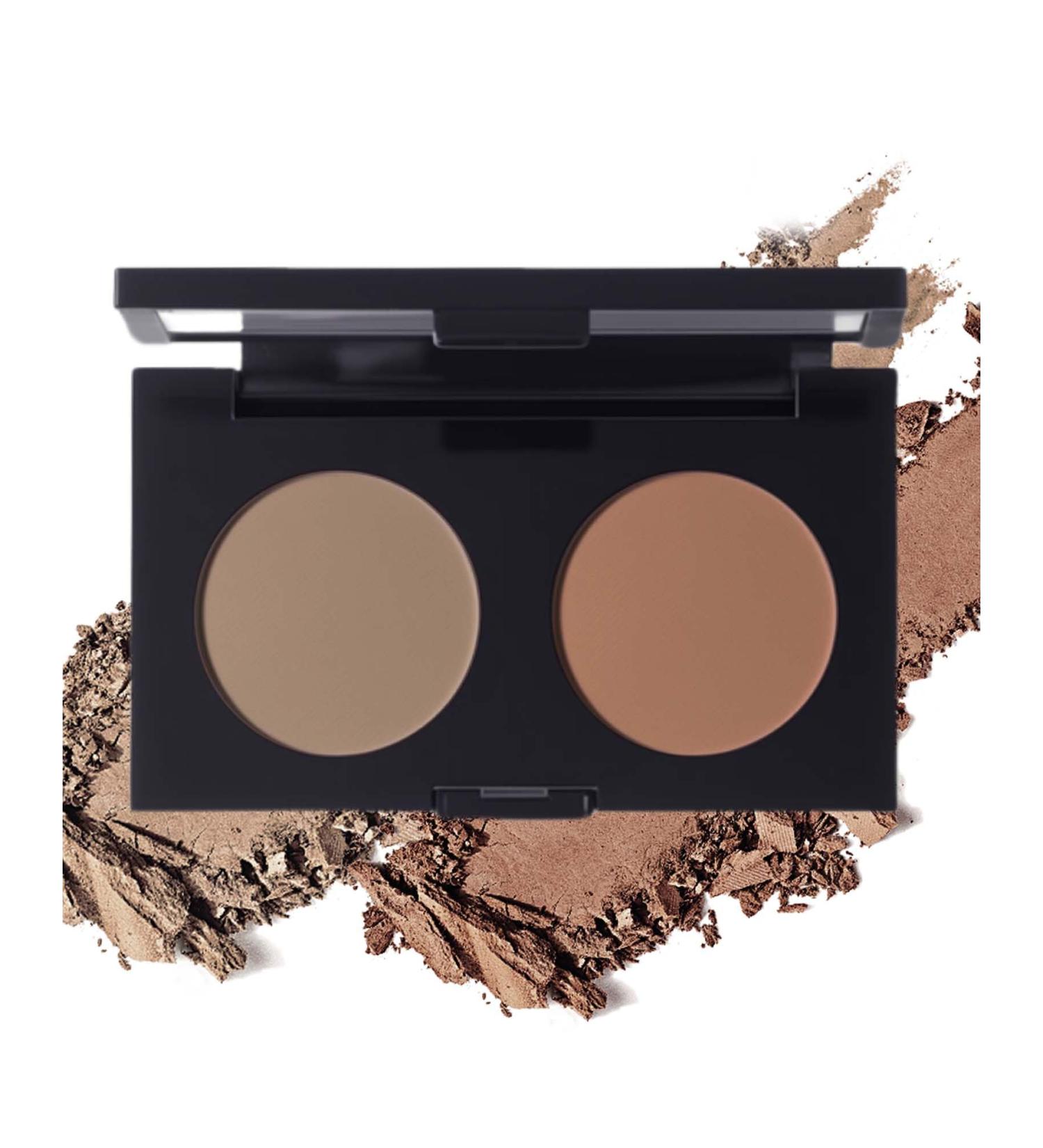  LYSdefeu Matte Eyeshadow Palette 2 Colors Matte Brown Waterproof Durable Matte Eyeshadow Palette Matte Finish Festival Eyeshadow for Eye Festival Vegan Makeup for Girls and Women-01 - Buy Online on GoSupps.com