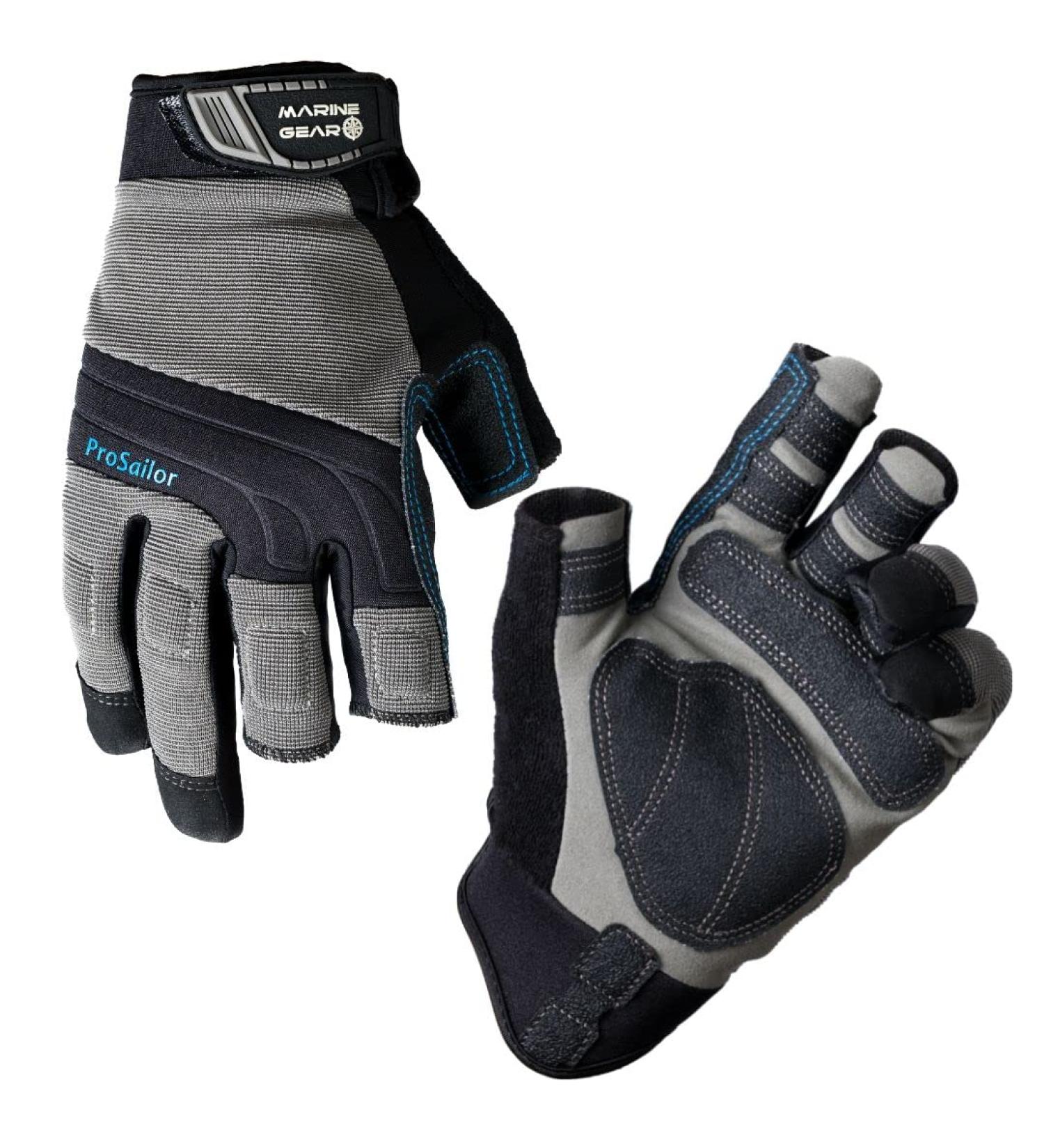Large Marine Gear Sailing Gloves - Enhanced 3-Finger Dexterity and Superior Grip - Buy Online on GoSupps.com