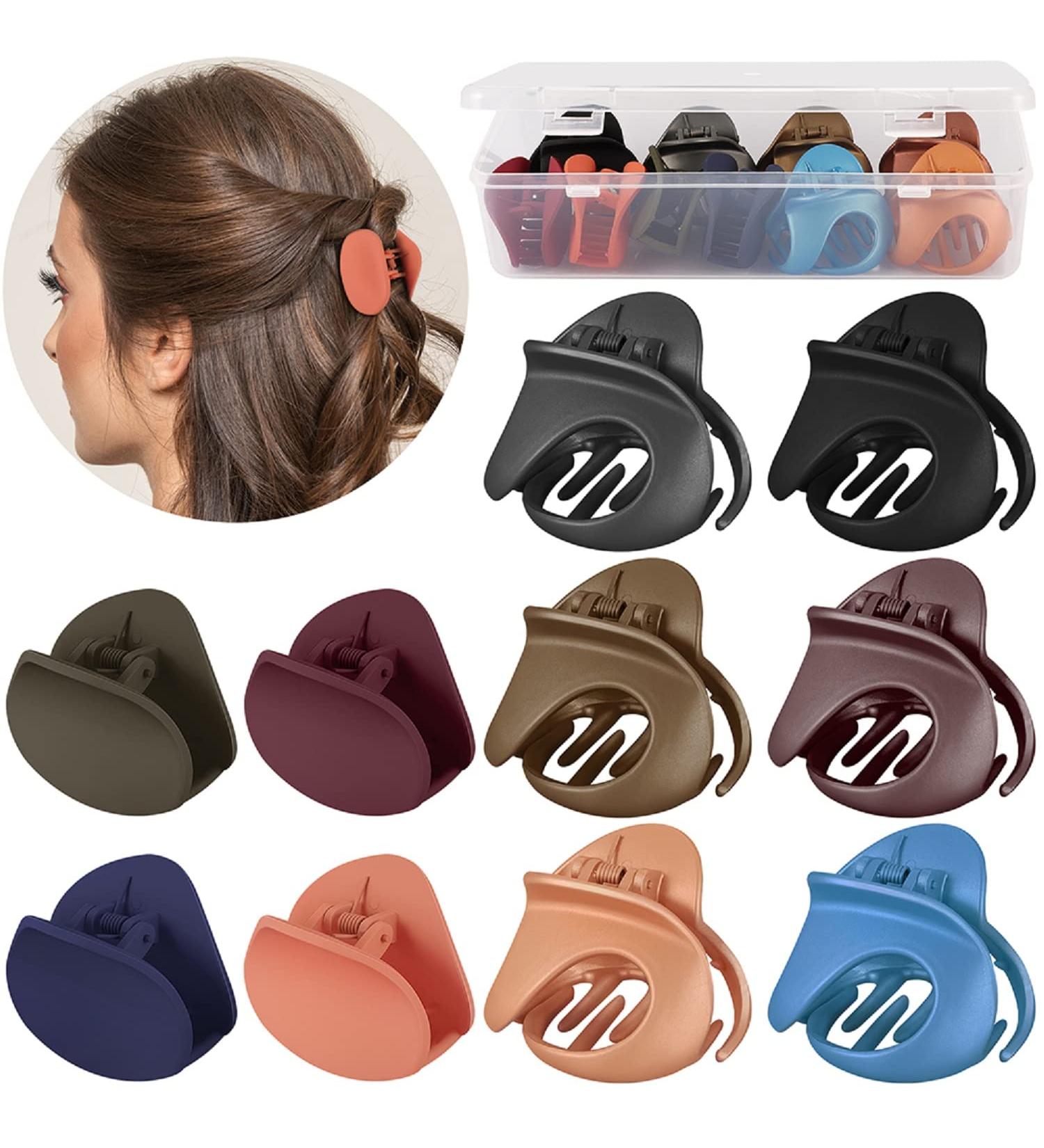 ZMS Thick Hair Clips - 10 Pieces, 2 Styles, Multiple Colors - Perfect Mother's Day Gift - Buy Online on GoSupps.com