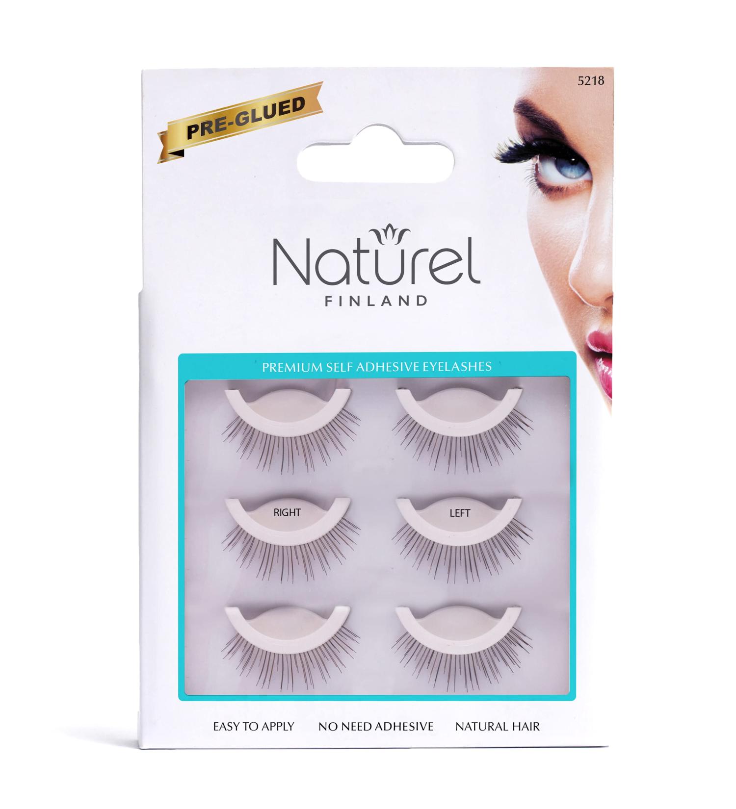 Natural Self-Adhesive False Eyelashes - Pre-Glued Falsies for a Stunning Look - Buy Online on GoSupps.com