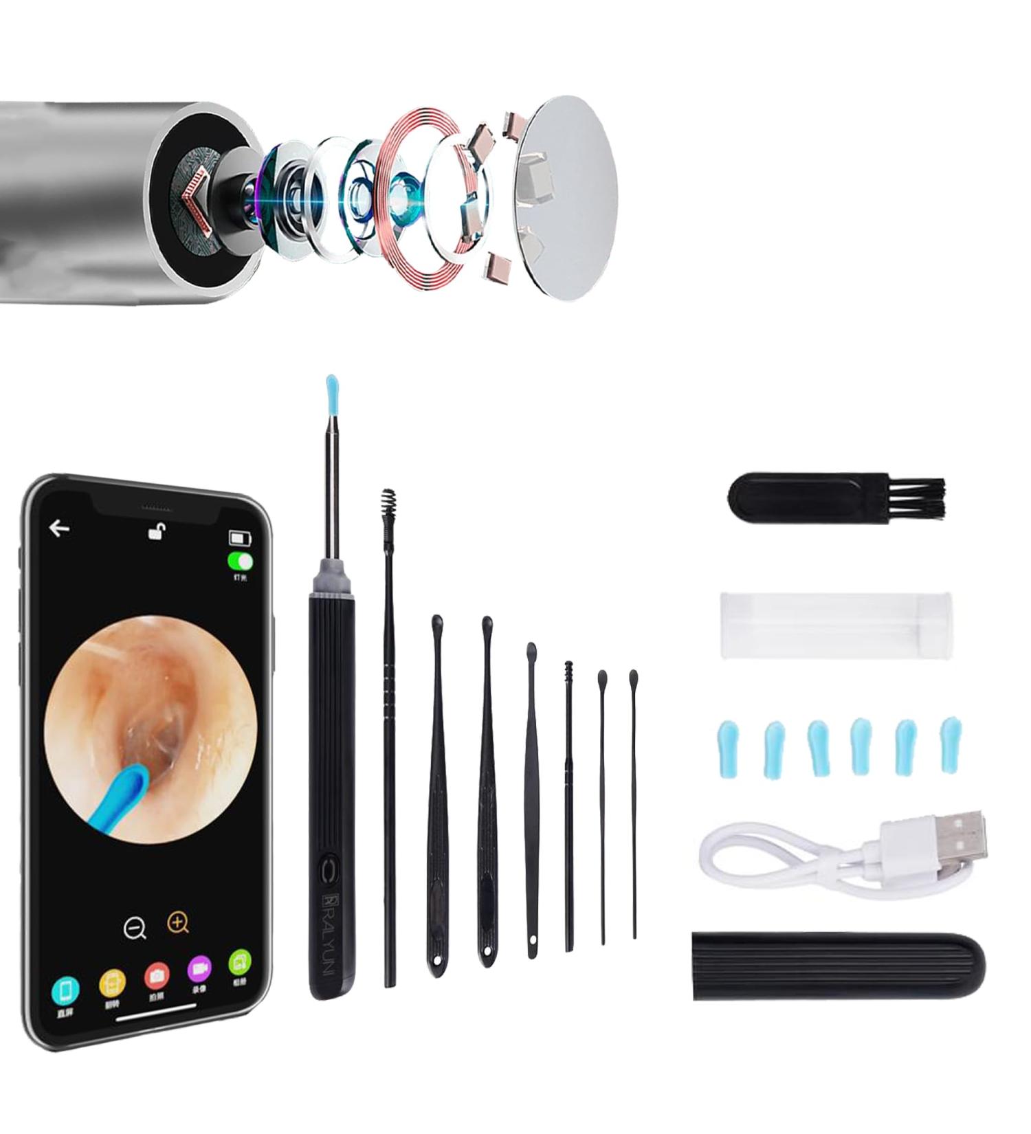 Ear Wax Removal Camera - High-Definition Ear Health Monitor for iPhone iPad & Android | International Shipping Available - Buy Online on GoSupps.com