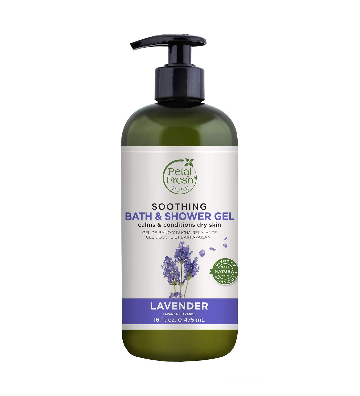 Petal Fresh Lavender Bath & Shower Gel 16 fl oz - Soothing Pure Formula - Buy Online on GoSupps.com