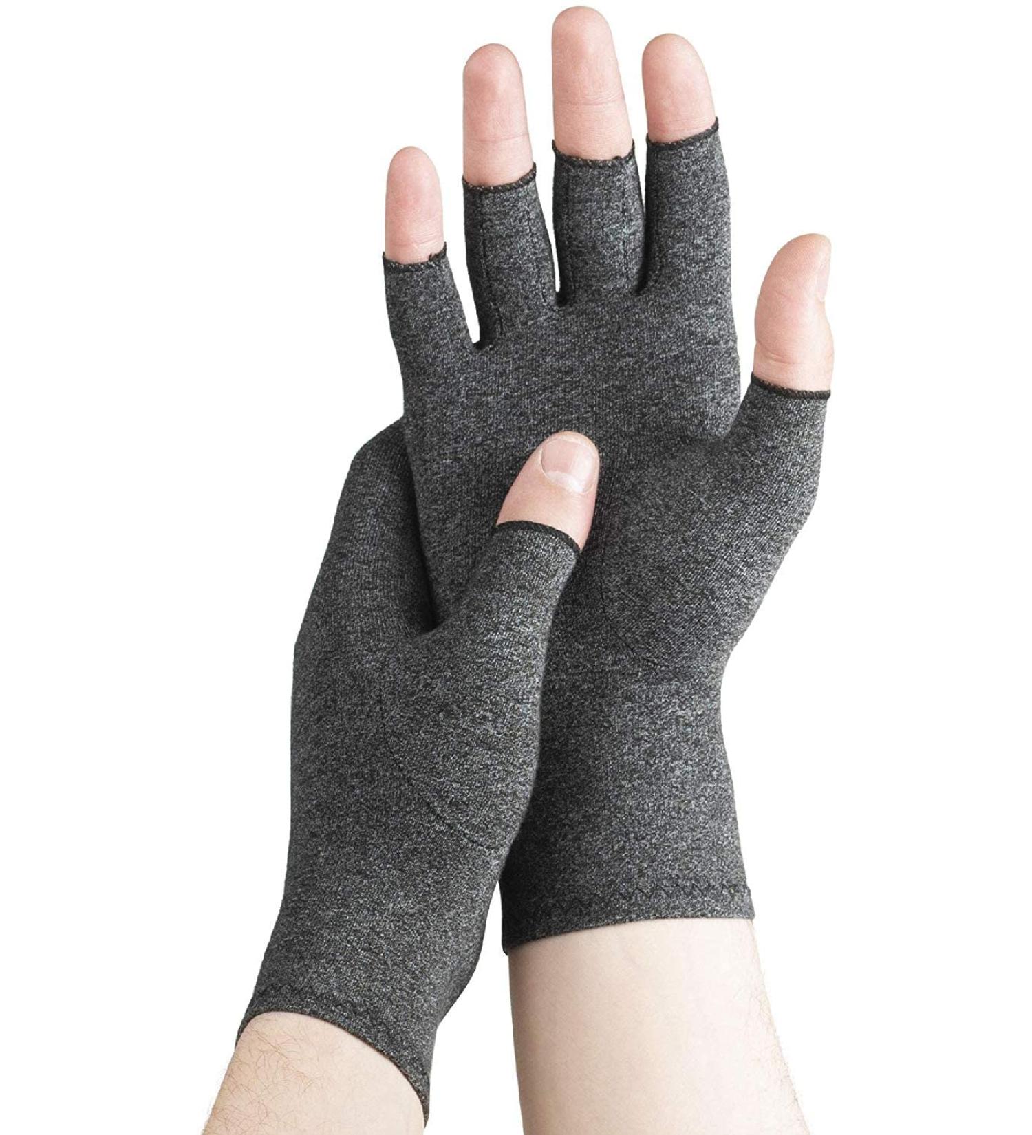 Serenily Arthritis Gloves - Compression Gloves for Carpal Tunnel & Raynauds Syndrome - Open Finger Glove for Rheumatoid & Osteoarthritis Pain Relief - Medium Size - Pack of 1 - Buy Online on GoSupps.com