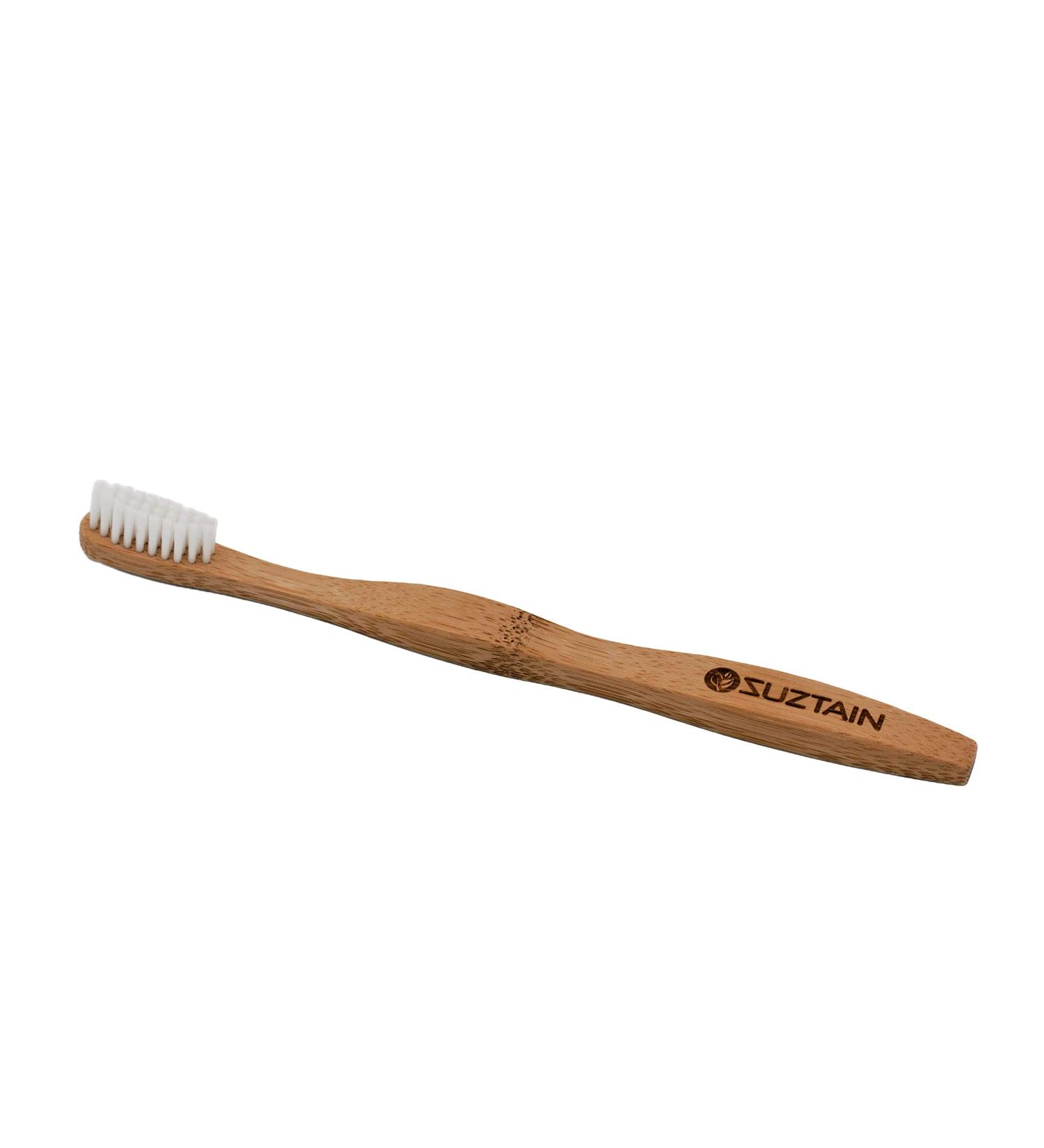 Suztain Bamboo Toothbrush - Super Soft & Eco-Friendly Perfect for Sensitive Teeth | Sustainable Oral Care - Buy Online on GoSupps.com