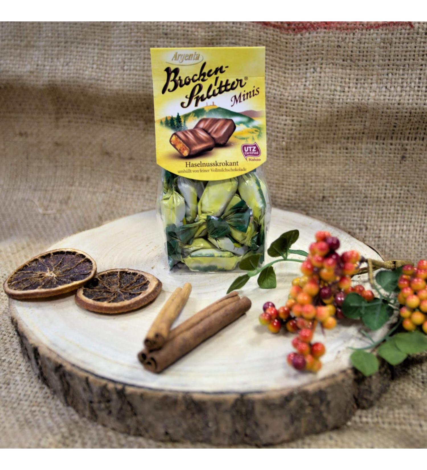 Brocken-Splitter Minis | Gourmet Chocolate with Brittle & Dark Chocolate | Harz Specialty - Shop Internationally! - Buy Online on GoSupps.com