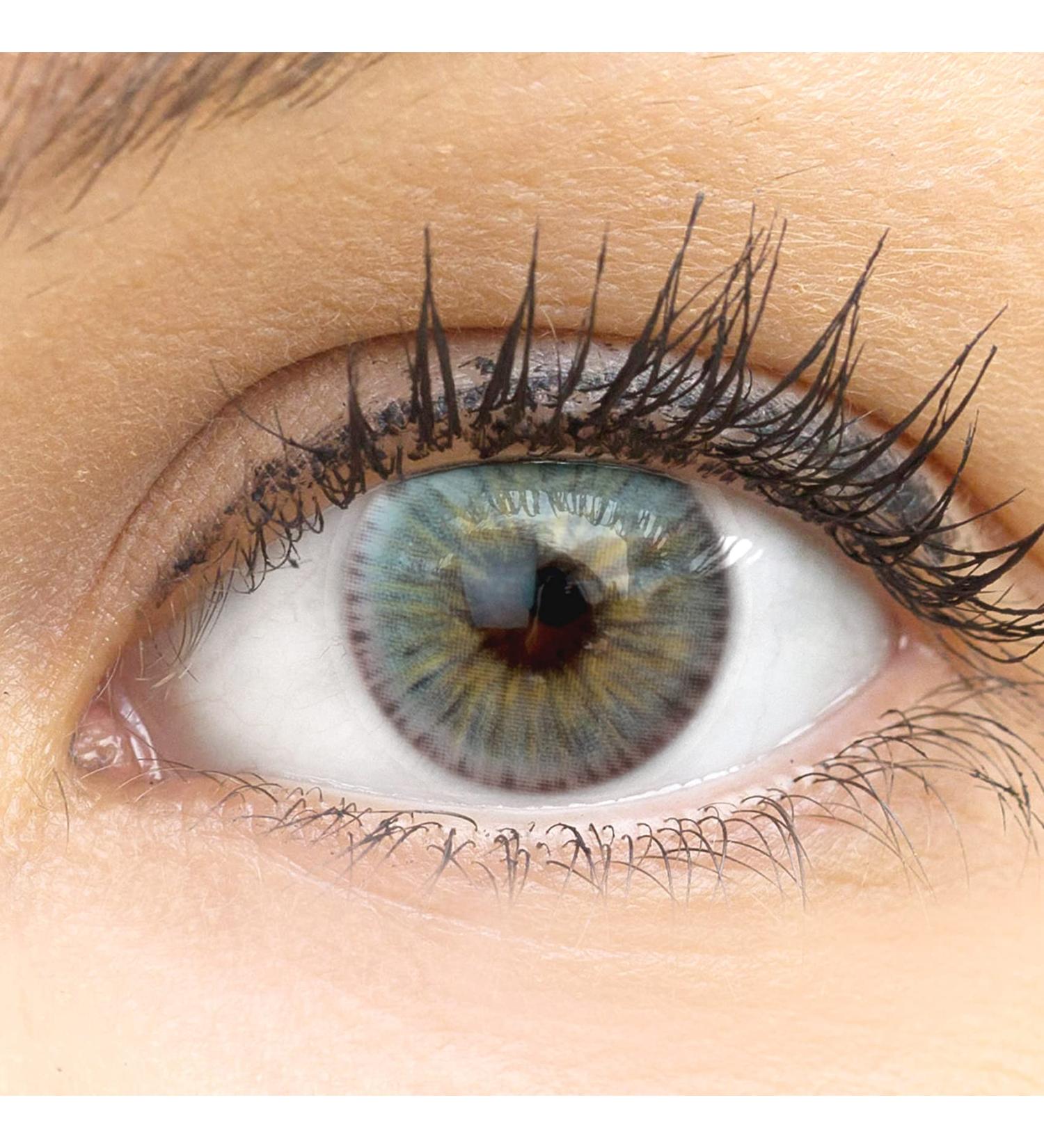 Buy GlamLens Monza Blue Contact Lenses Natural Look Strong Coverage Silicone Comfort 1 Pair (14.50 mm 0.00 Diopters) - Free Container Included - International Shipping - Buy Online on GoSupps.com