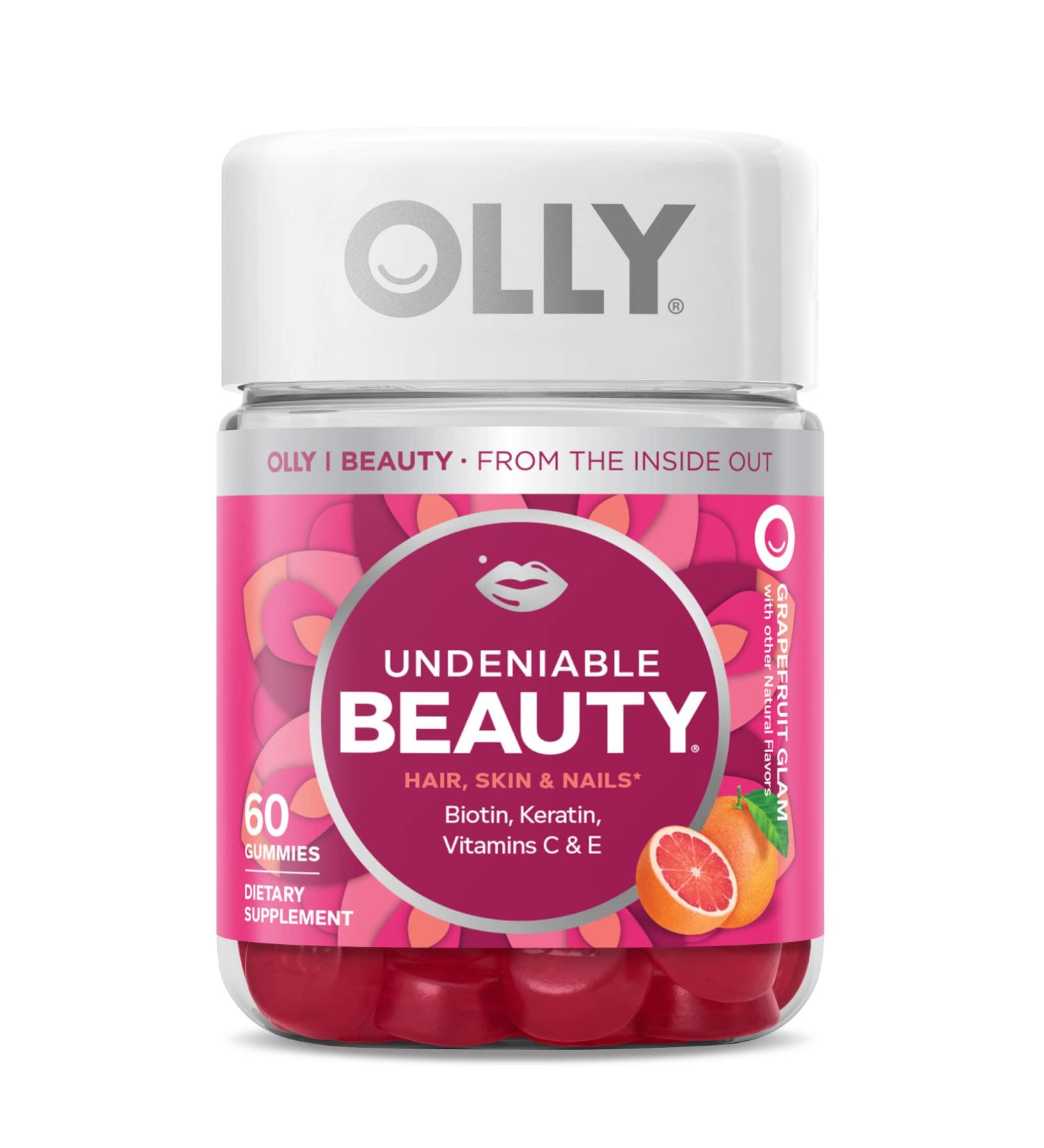 Olly Undeniable Beauty Hair  Skin & Nails Gummies with Biotin - 60 Count - Buy Online on GoSupps.com