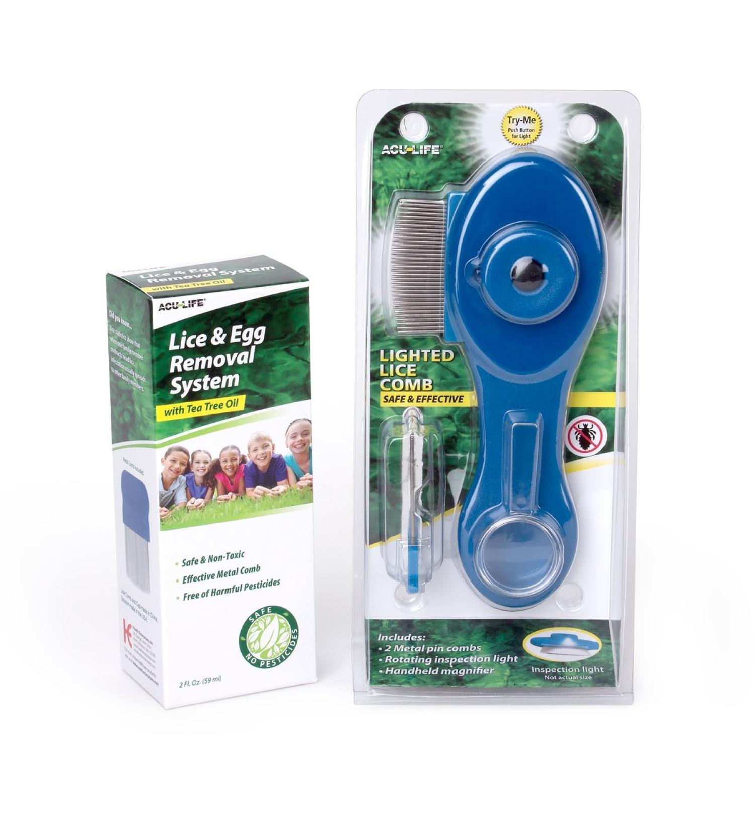 Ezy Dose Kids Lice Comb with Tea Tree Oil | Hair Care for Baby, Toddler, Adult | Includes Spray, Protective Cap, Stainless Steel Pin Teeth - Bonus Pack - Buy Online on GoSupps.com