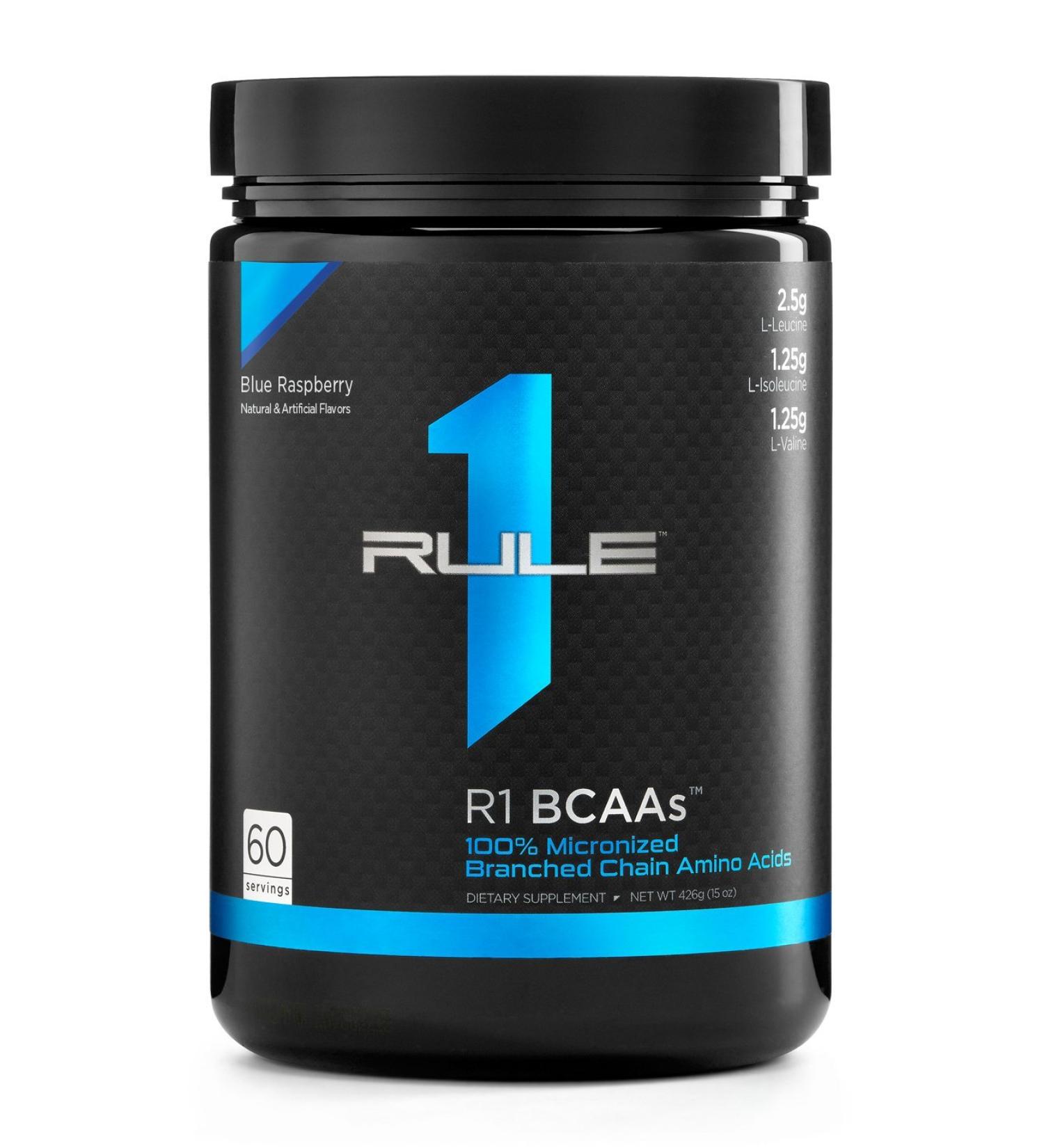 R1 Bcaa 60 Serv Blue Raspberry 432 Gram