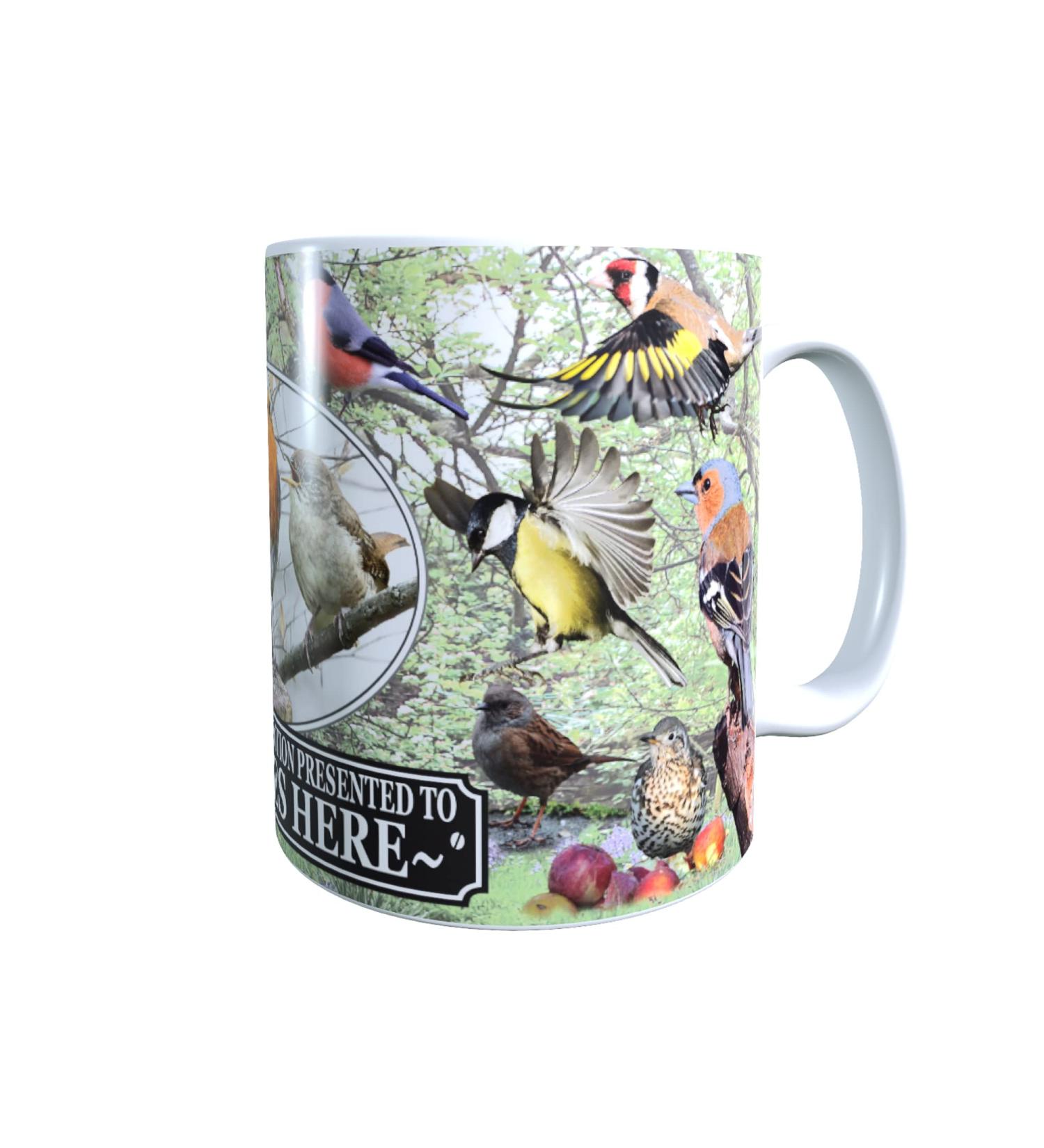 British Garden Birds Personalised Mug Gift - Buy Online on GoSupps.com