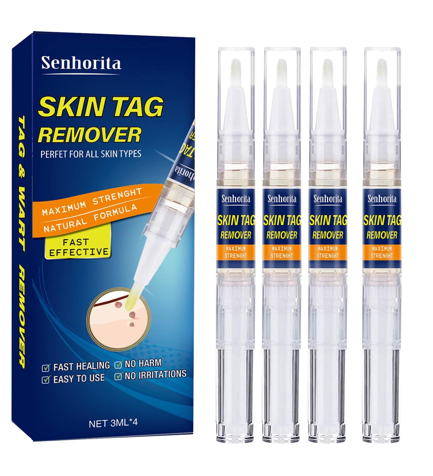 Extra Strength Skin Tag Remover | Wart Removal | Tag Dries and Falls Away | Natural Ingredients | All Skin Types - Buy Online on GoSupps.com