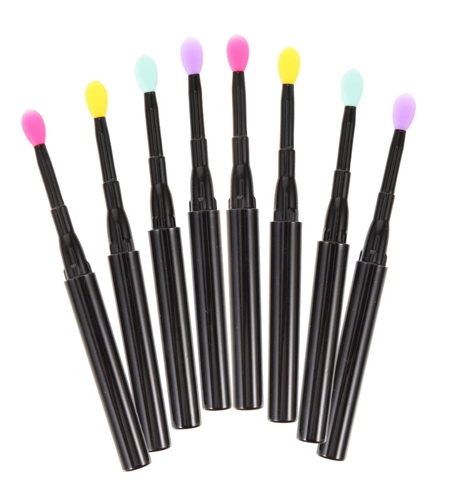 Outanaya 12pcs Lip Balm Lip Exfoliator Brush Eye Makeup Lip Balm Applicator - Buy Online on GoSupps.com