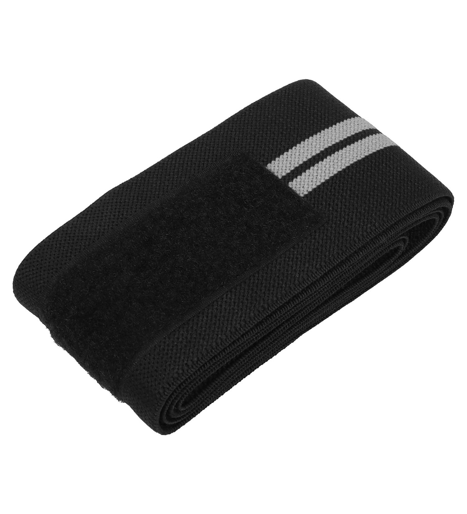 Buy Elastic Sports Knee Brace for Gym & Weightlifting - Black & Gray - Optimal Support for Cross Training - Buy Online on GoSupps.com