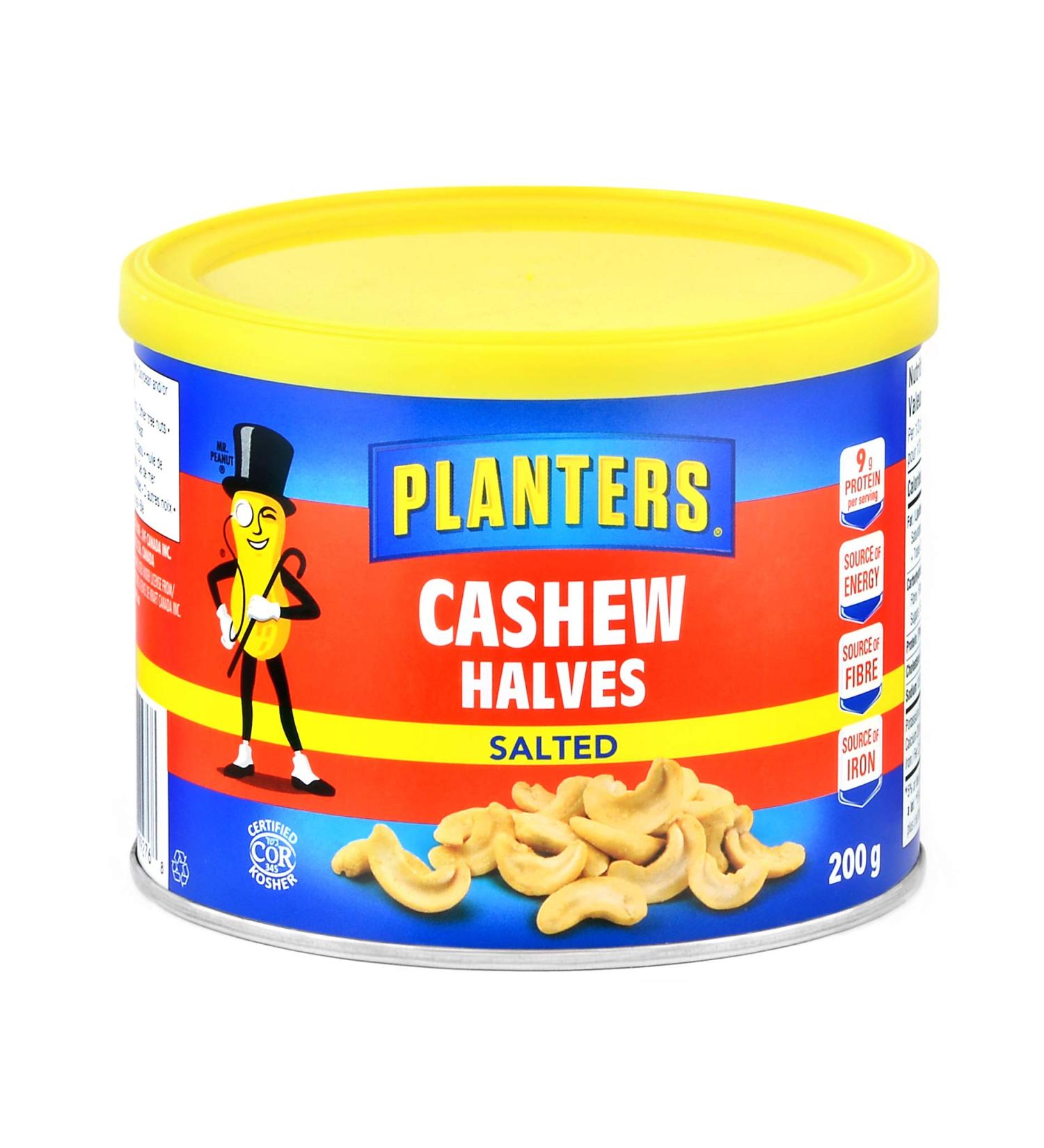 Planters Cashew Halves Roasted Salted 200 Grams - Buy Online on GoSupps.com