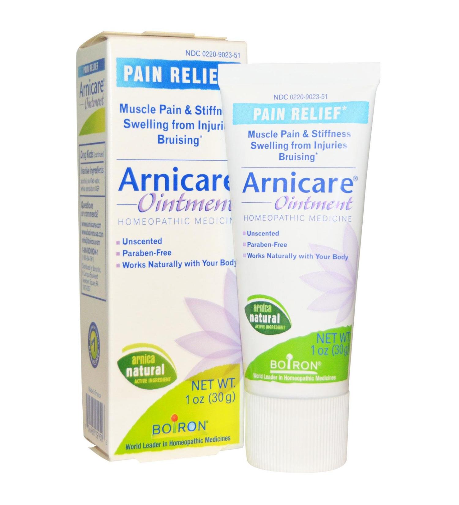 Boiron Arnicare Ointment - Fast-Acting Pain Relief Cream | 1.5 oz - Buy Online on GoSupps.com