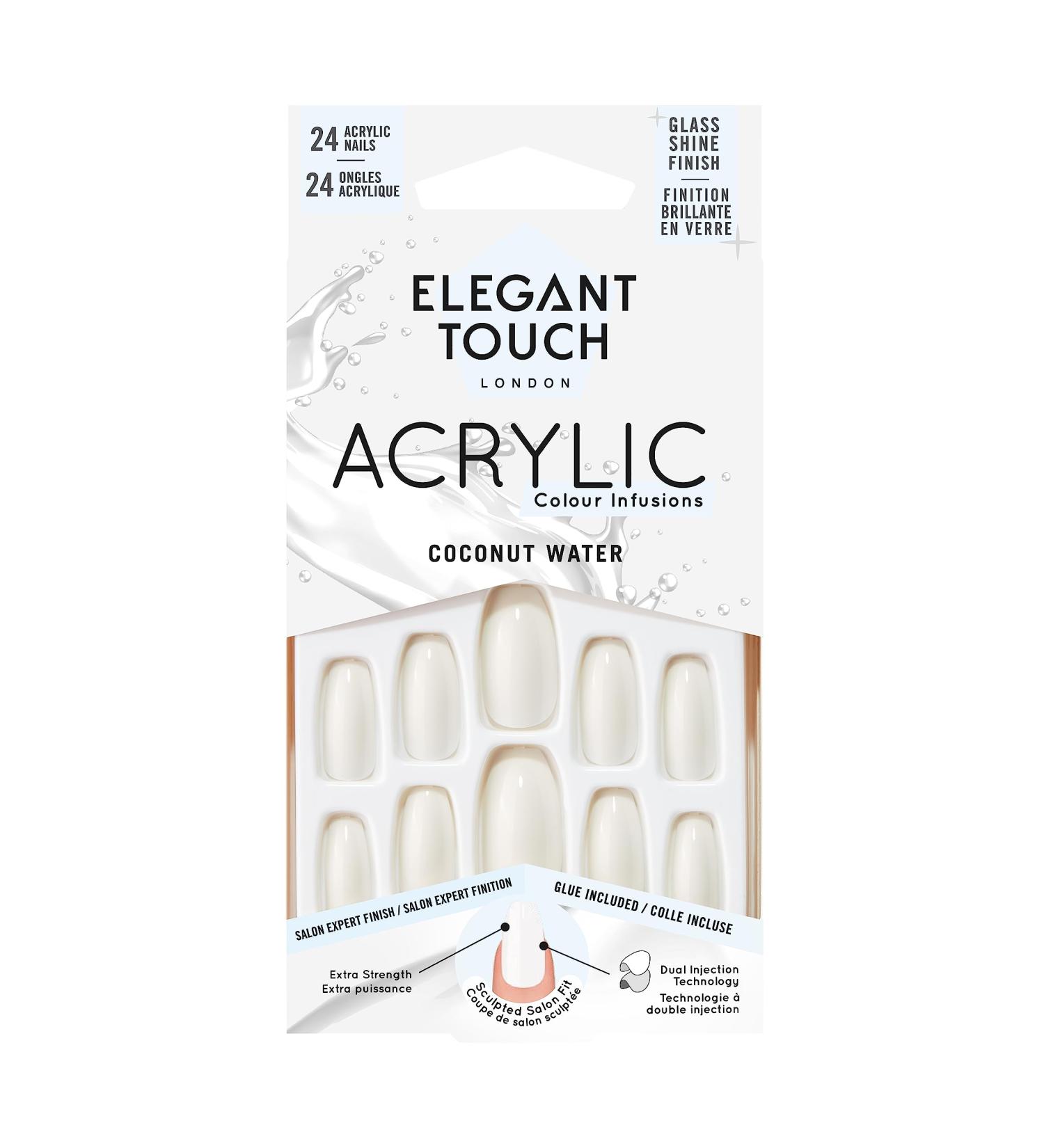 Elegant Touch Colour Acrylic Coconut Water Coconut Water 1 count (Pack of 1)