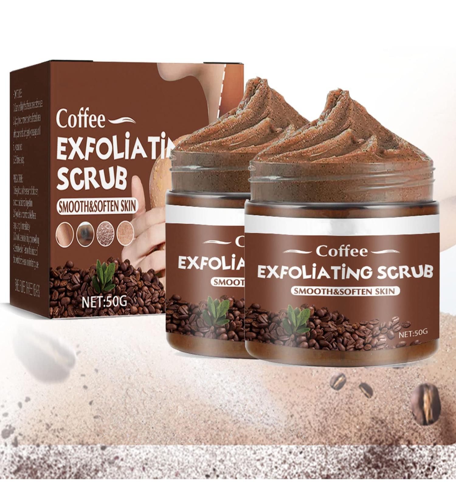 Organic Coffee Scrub Coffee Renewing Body Scrub Organic Coffee Exfoliating Body Scrubber 2023 Newest Best Arabica Coffee Renewing Body Scrub (2 Pcs) - Buy Online on GoSupps.com