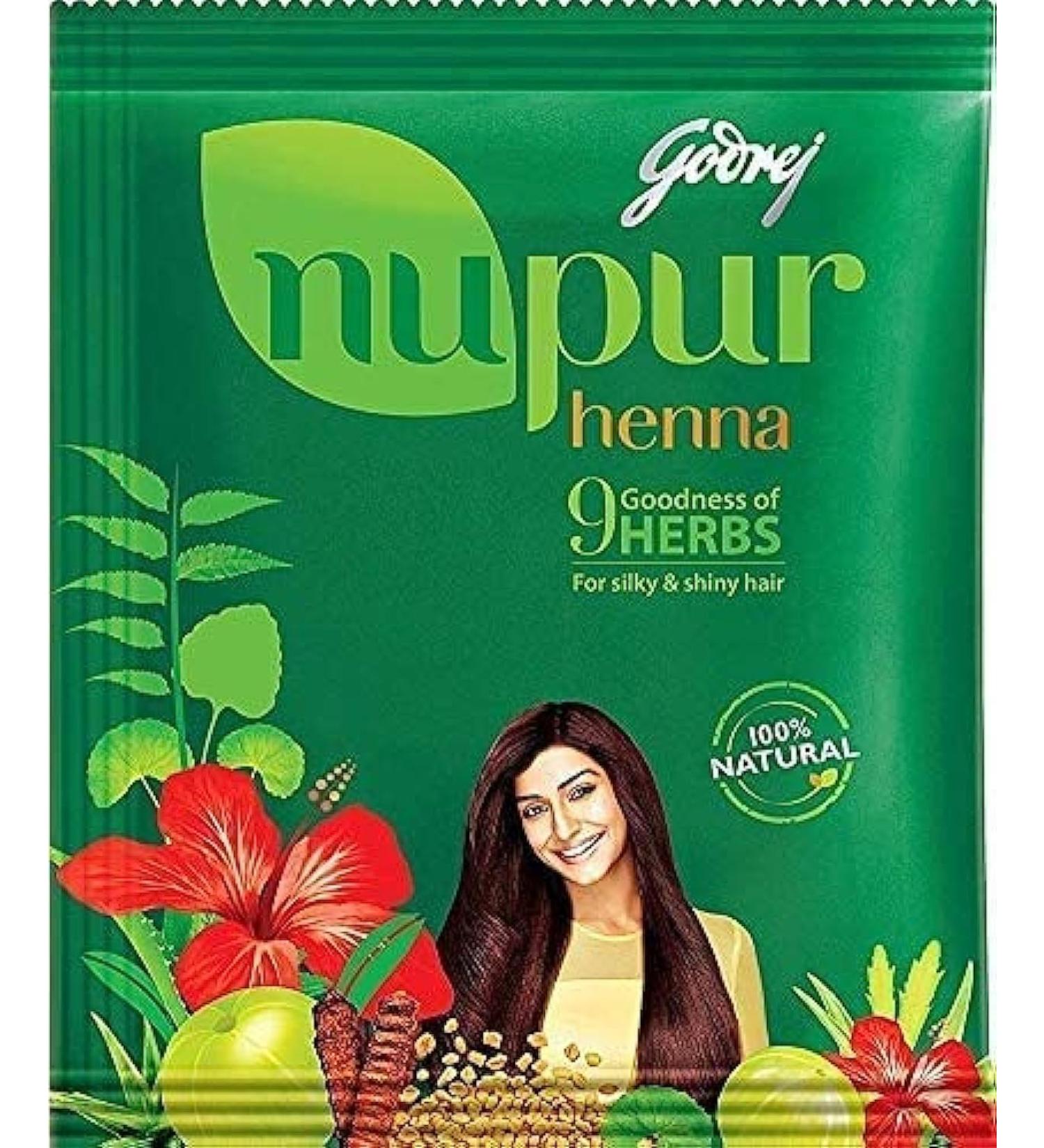 Nupur Henna - Goodness of 9 Herbs - 1000 Grams