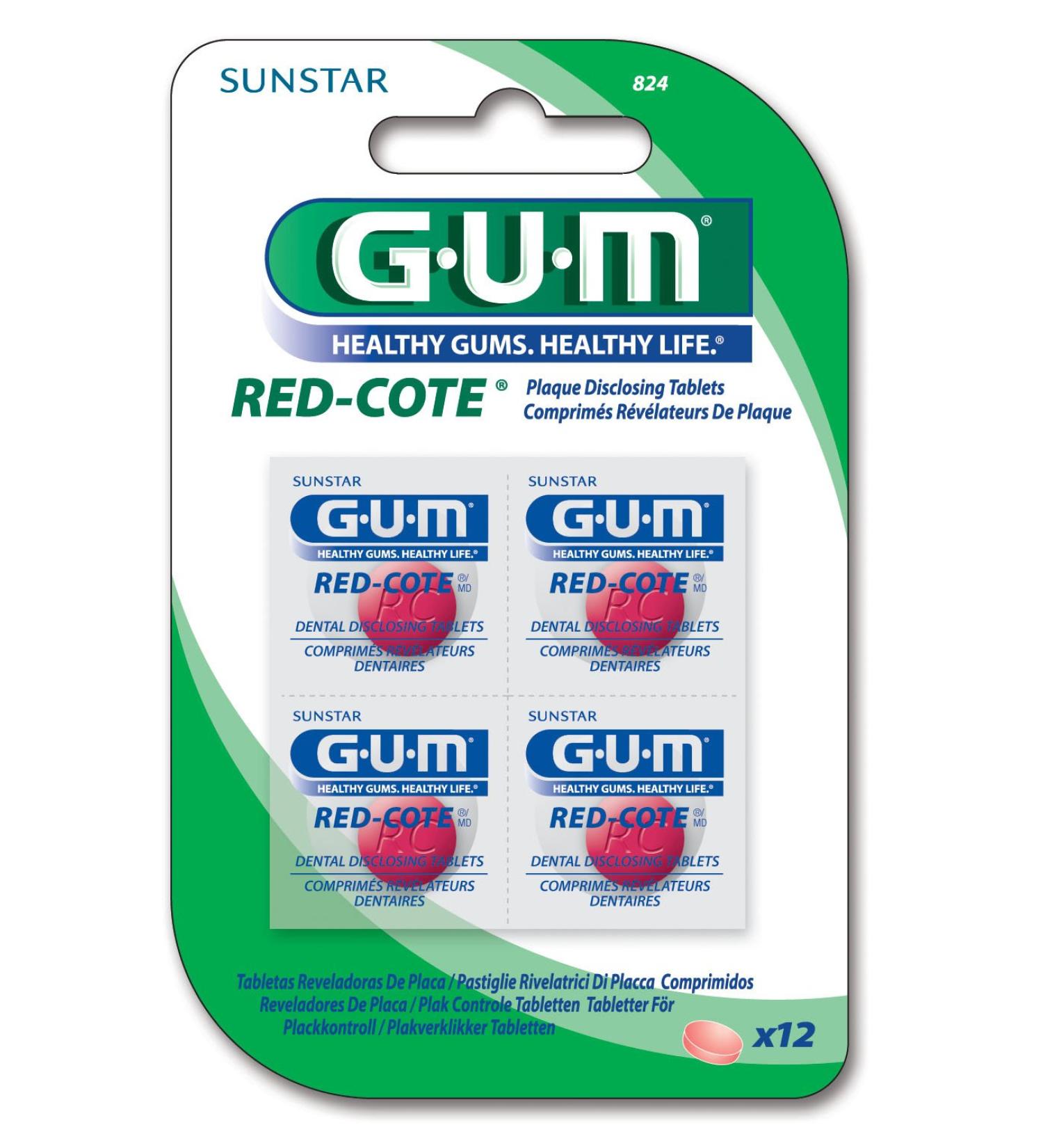 Gum red cote r v lateur de plaques