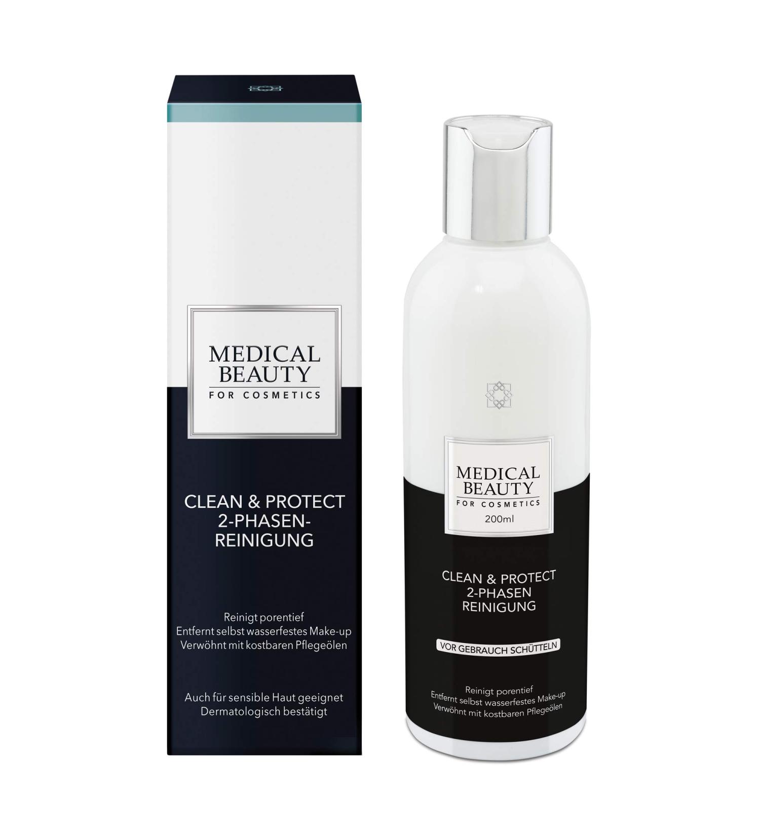 Medical Beauty Facial Cleaning - Waterproof Makeup Remover | 200ml | 2-Phase Micelle Technology - Buy Online on GoSupps.com