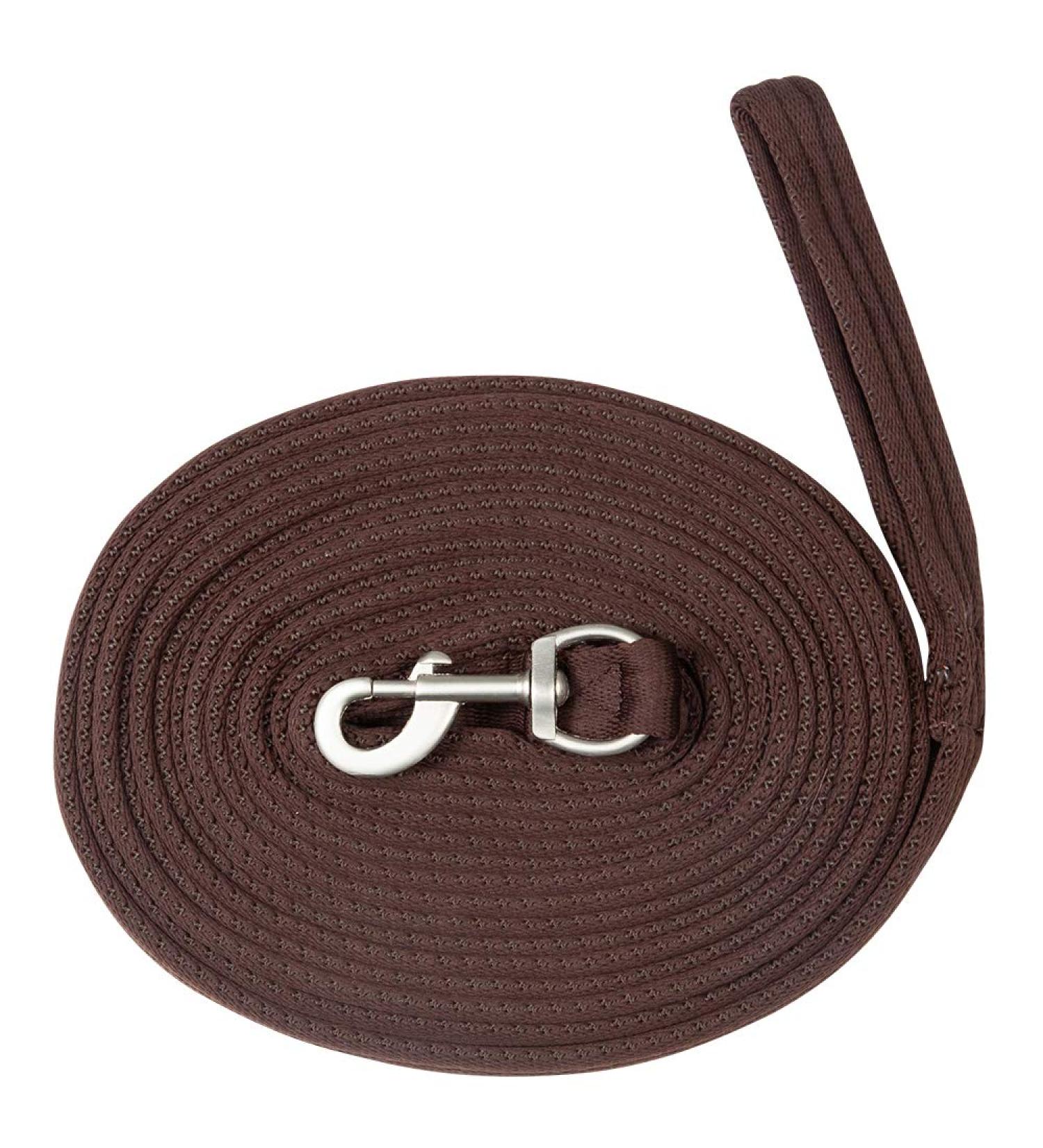 Buy Pfiff 101196 Softlunge - 8.20m Lunging Line with Swivel Snap Hook - Brown | International Shipping Available - Buy Online on GoSupps.com
