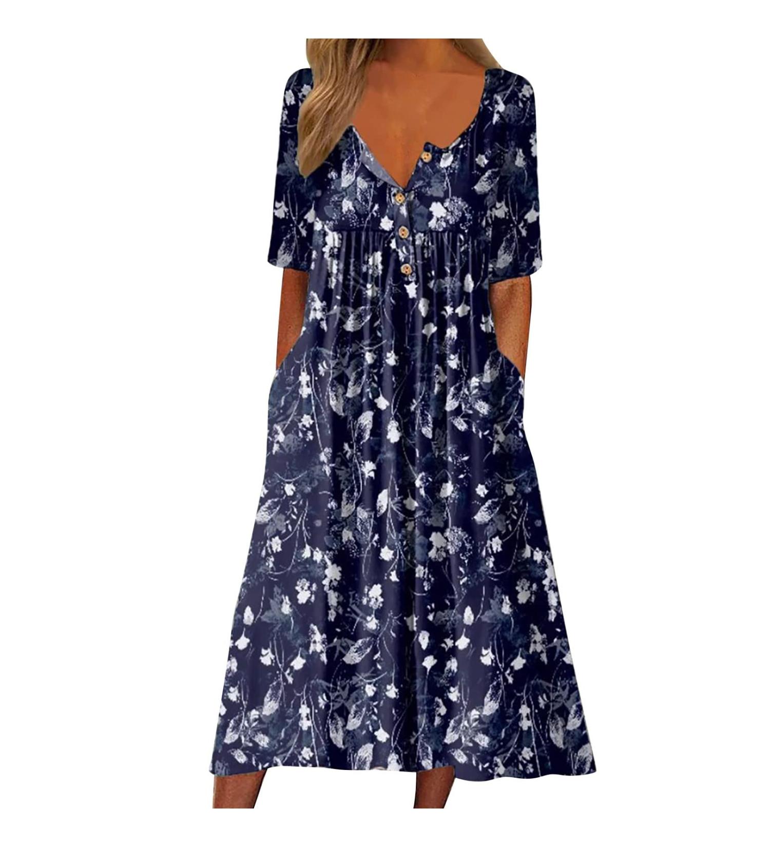 Women's Straight Dress Casual Fashion Knitted Patchwork Women's Dress  Ladies Lace Applique Slim Fit Split Casual Dark Blue Medium | Buy Now with  Express International Delivery | GoSupps.com