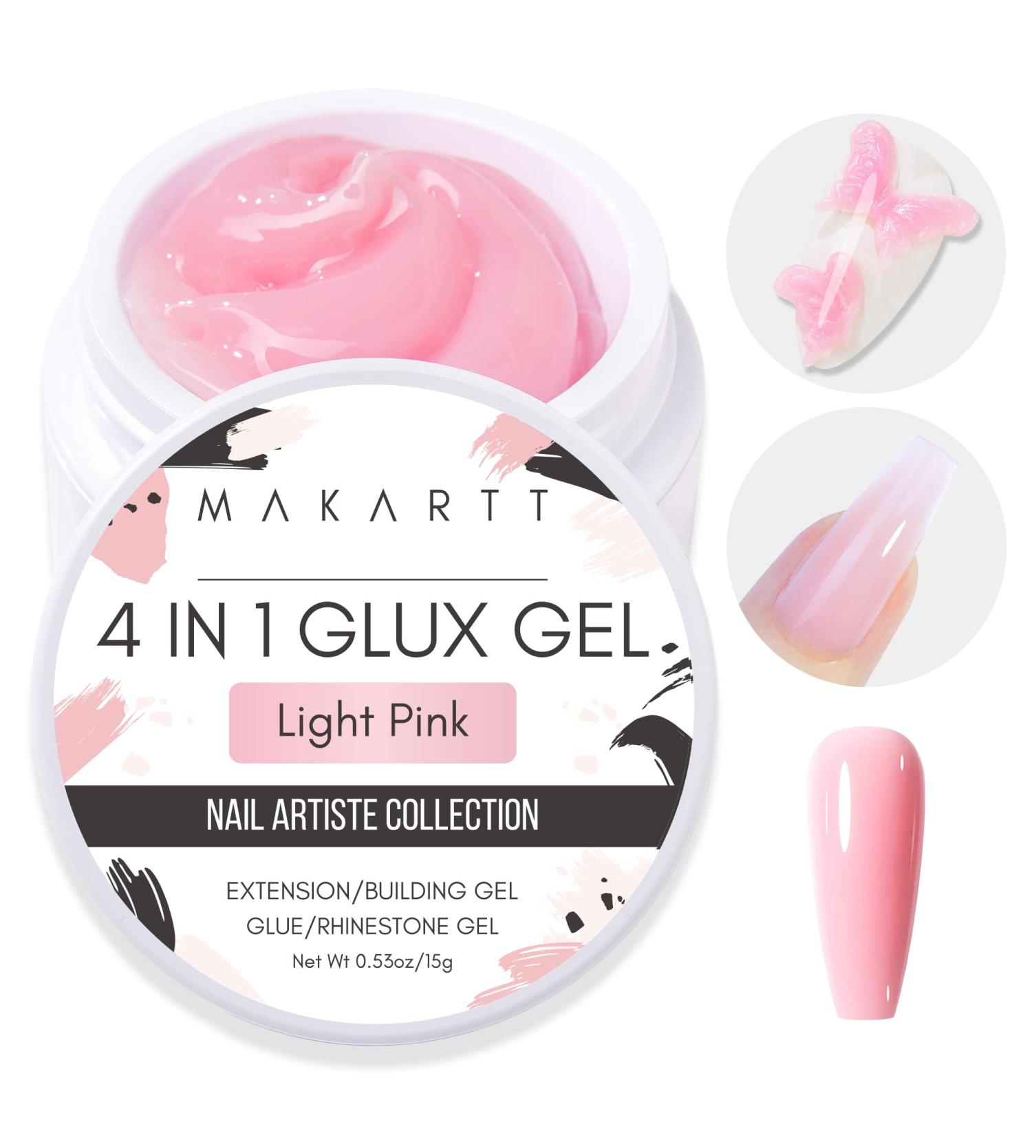 Makartt Builder Gel 4 in 1 Set for Acrylic Nails - Nail Extension, Glue, Rhinestone & Sculpture Gel - Buy Online on GoSupps.com