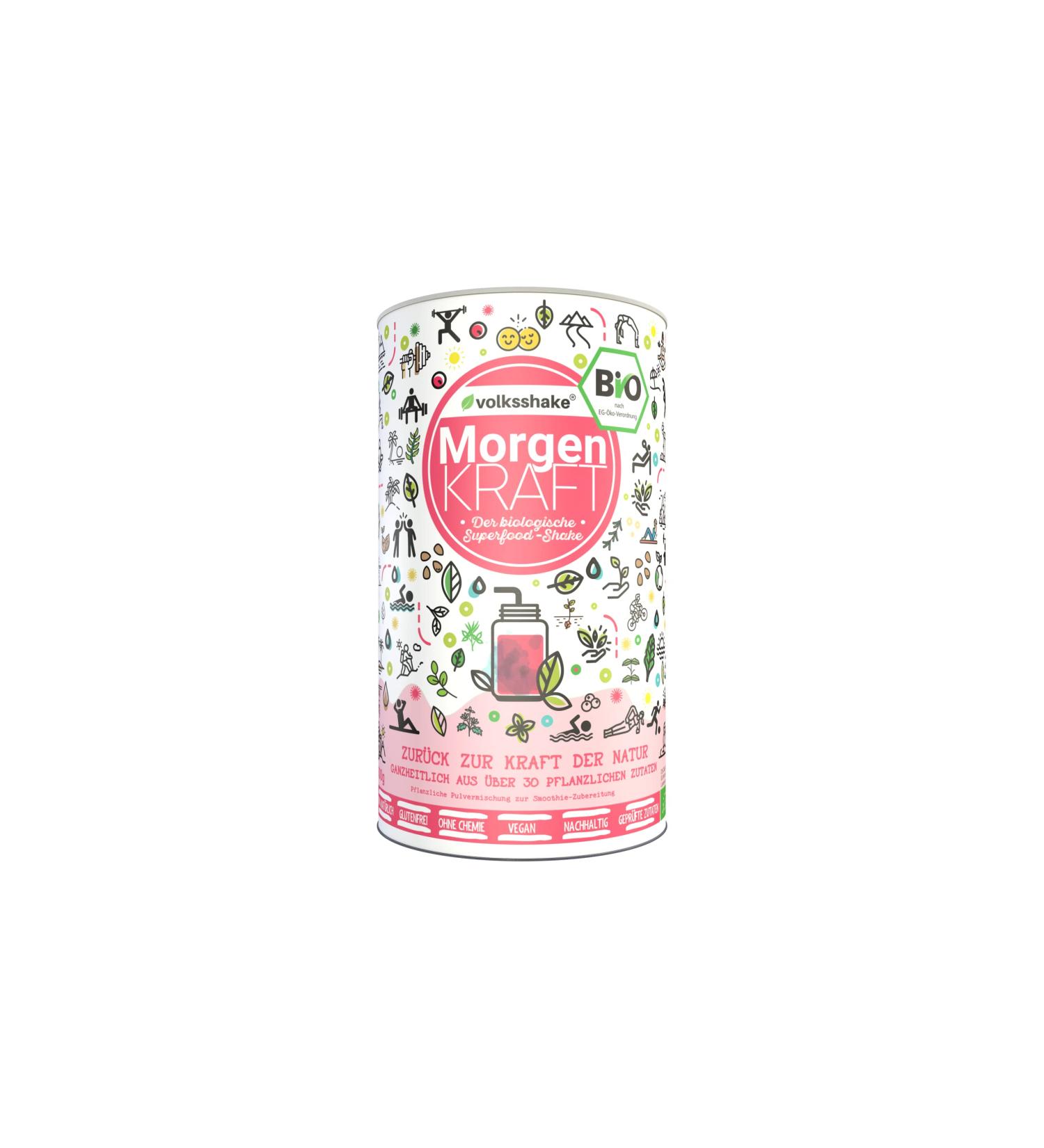 Organic Power Smoothie Powder 500g | 30+ Superfoods | De- ko-006 | Premium Quality from Germany | Healthy Breakfast Boost - Buy Online on GoSupps.com