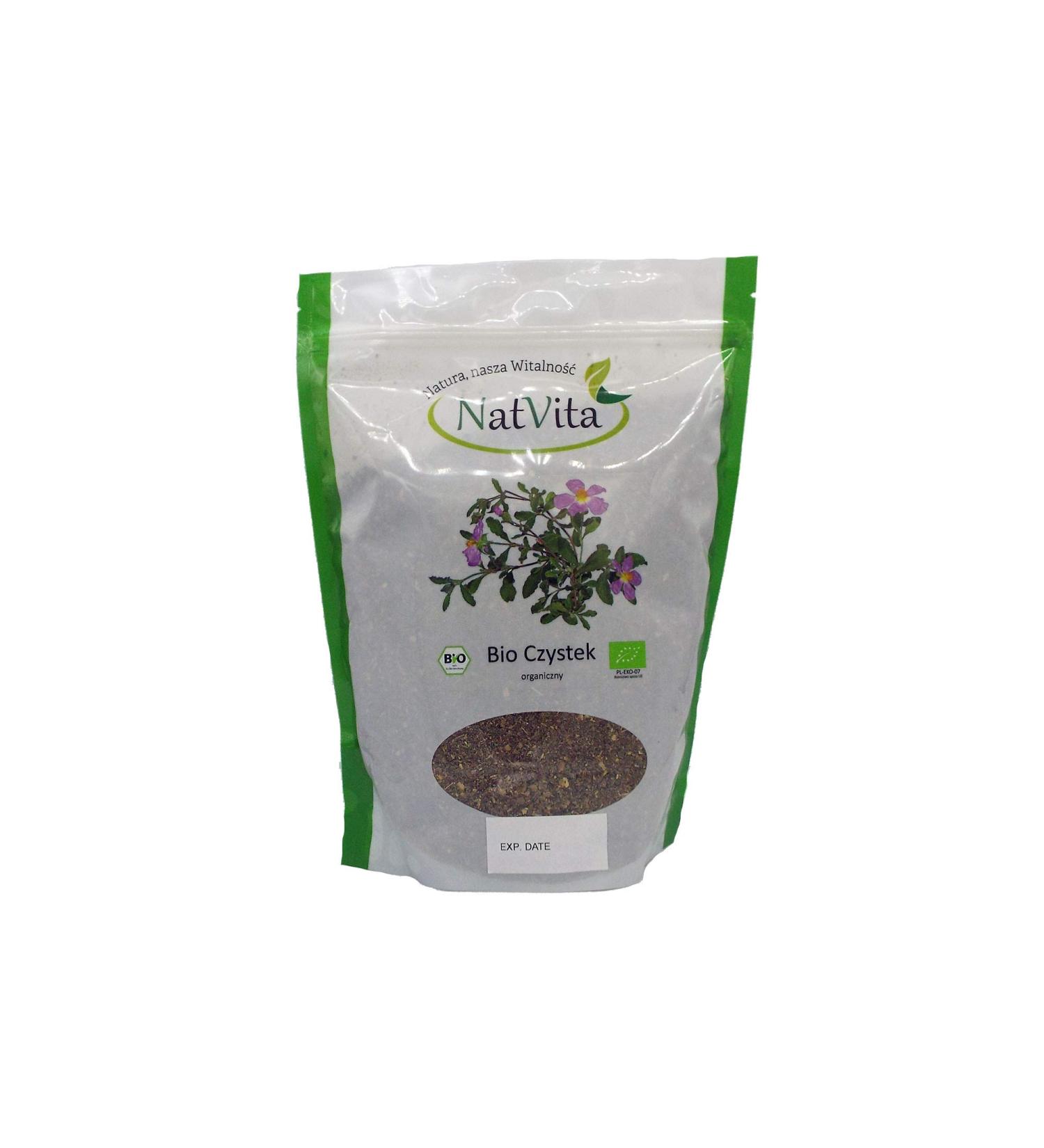 Organic Cistus Incanus - Czystek 500g 1.1lb - Albanian Herbal Tea - Buy Online on GoSupps.com